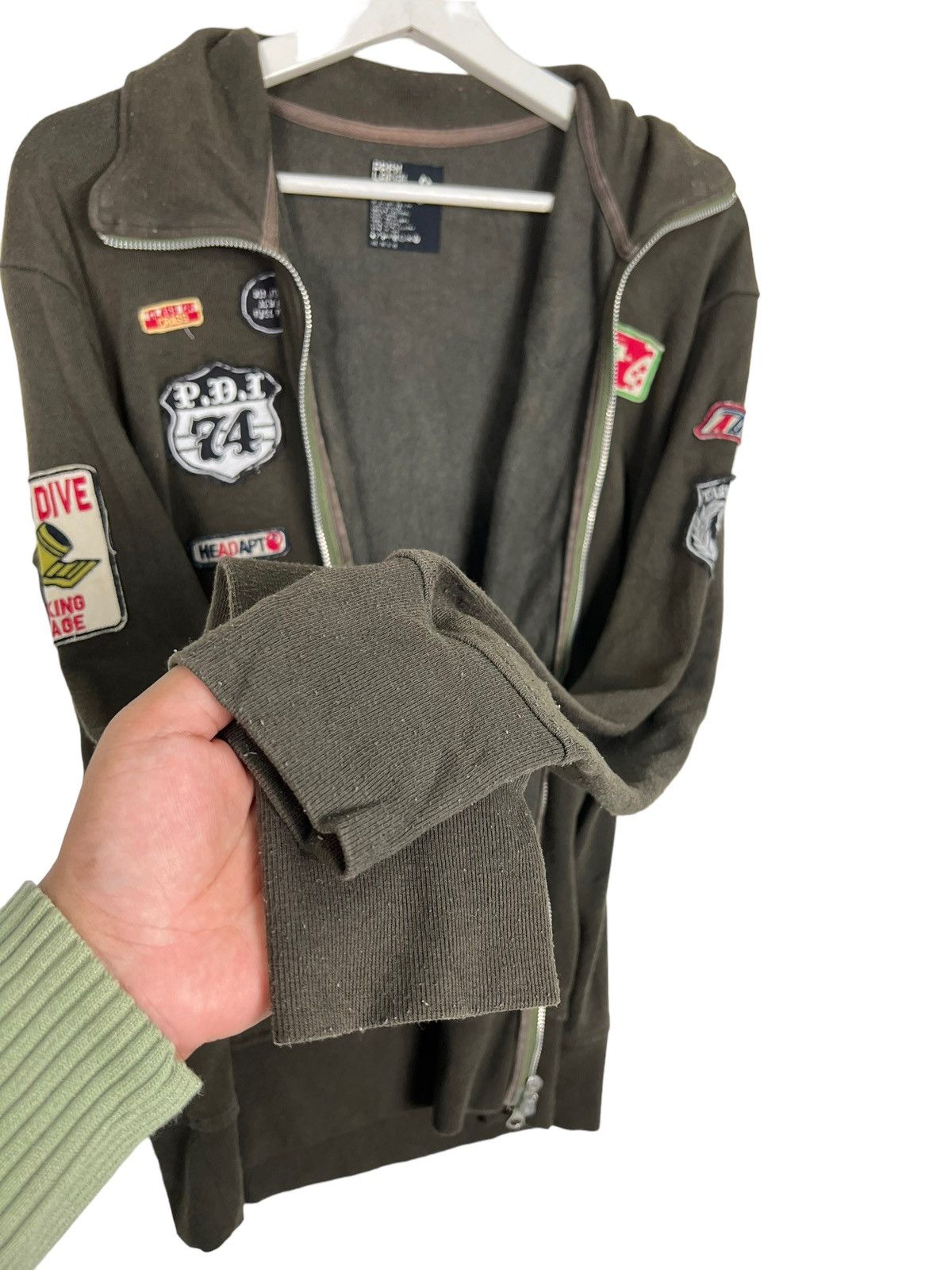 PPFM 🔥 PPFM PATCHES ZIPPER SWEATER JACKET Size US M / EU 48-50 / 2 - 9 Thumbnail