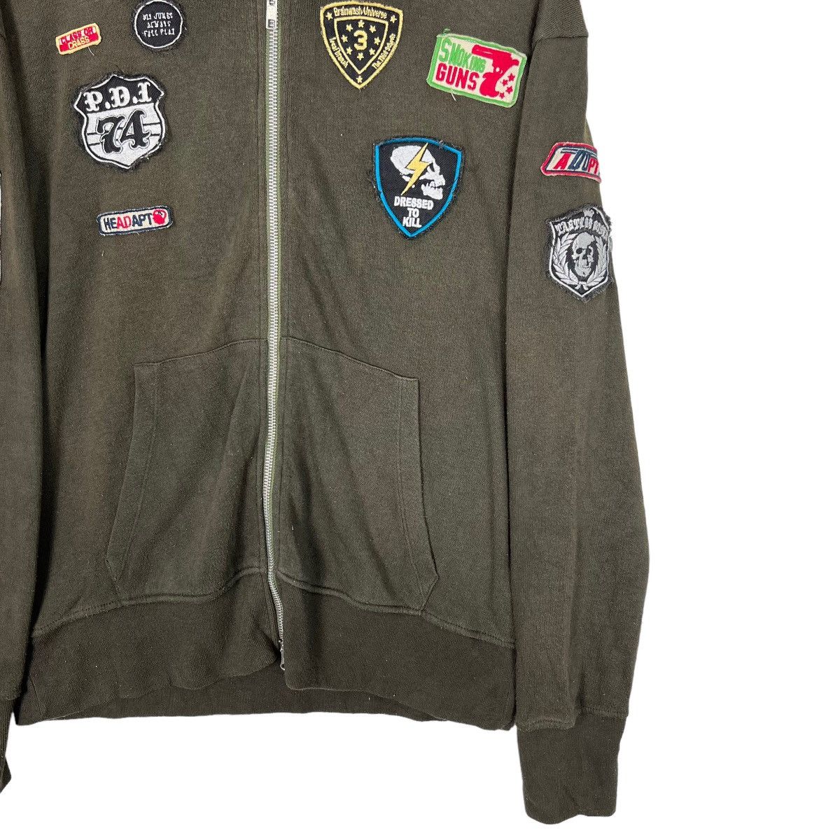 PPFM 🔥 PPFM PATCHES ZIPPER SWEATER JACKET Size US M / EU 48-50 / 2 - 4 Thumbnail