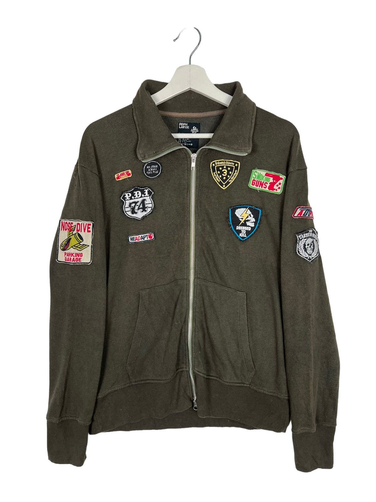 PPFM 🔥 PPFM PATCHES ZIPPER SWEATER JACKET Size US M / EU 48-50 / 2 - 5 Thumbnail