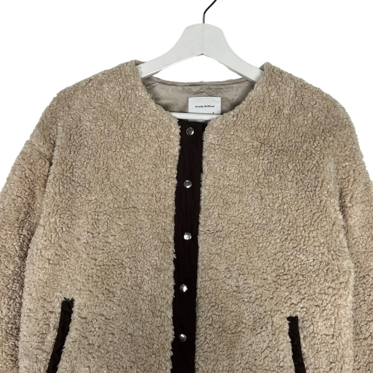 Designer × Japanese Brand 🔥 AUIEF FOUR CONDITIONS BOA FLEECE CROP JACKET Size US M / EU 48-50 / 2 - 3 Thumbnail