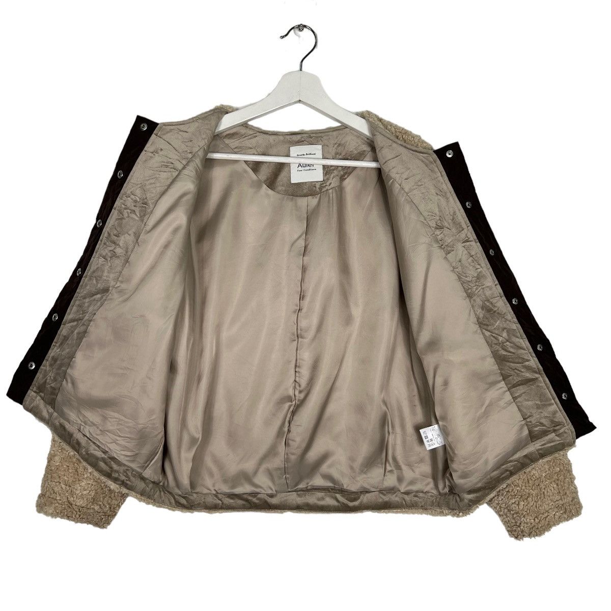 Designer × Japanese Brand 🔥 AUIEF FOUR CONDITIONS BOA FLEECE CROP JACKET Size US M / EU 48-50 / 2 - 7 Thumbnail