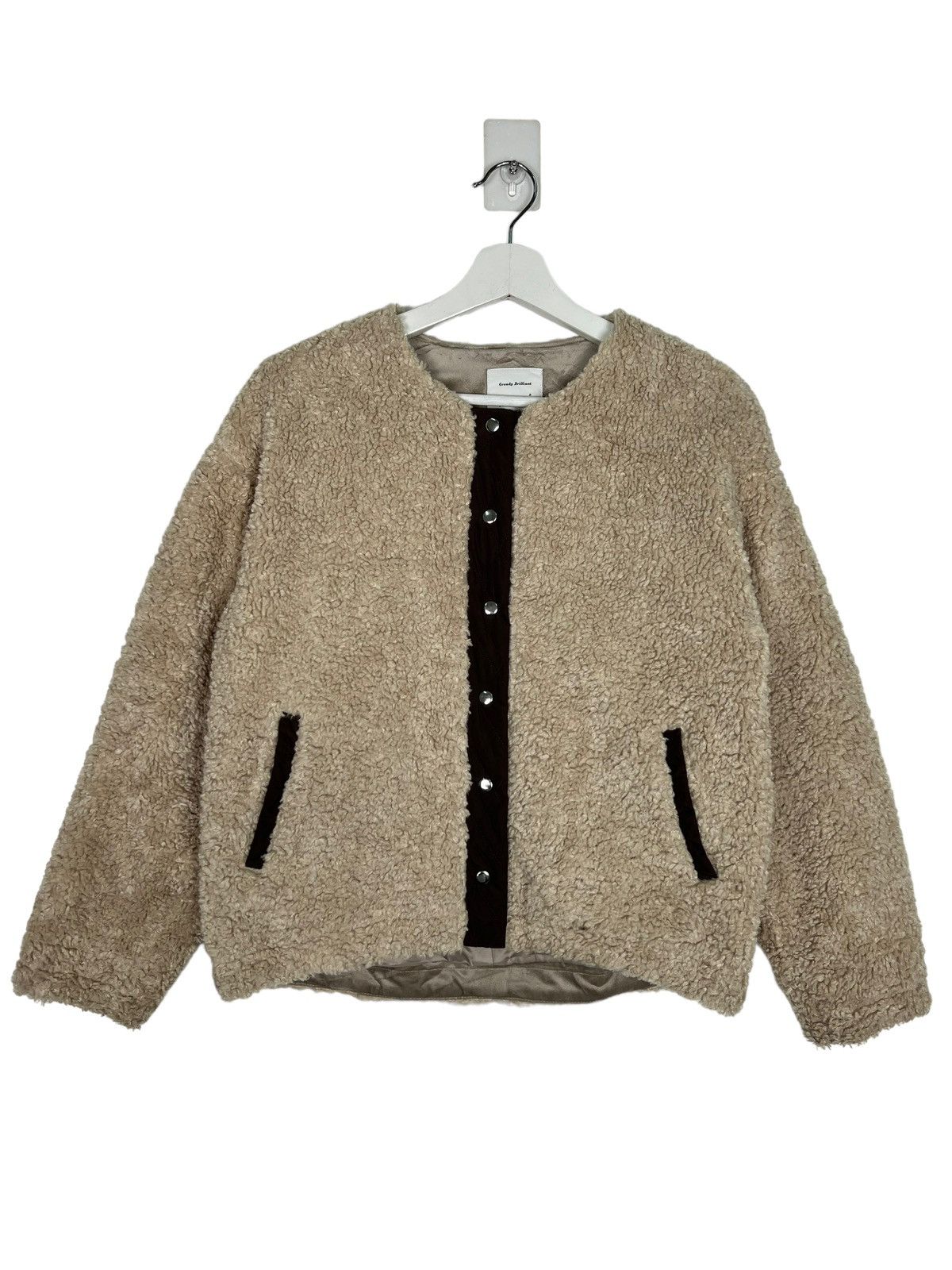 Designer × Japanese Brand 🔥 AUIEF FOUR CONDITIONS BOA FLEECE CROP JACKET Size US M / EU 48-50 / 2 - 5 Thumbnail
