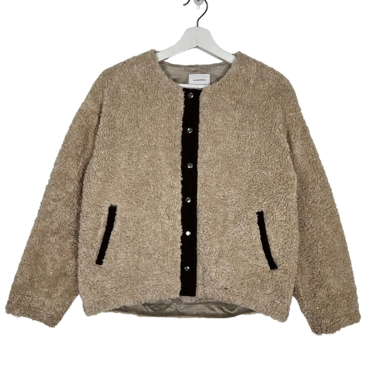 Designer × Japanese Brand 🔥 AUIEF FOUR CONDITIONS BOA FLEECE CROP JACKET Size US M / EU 48-50 / 2 - 1 Thumbnail