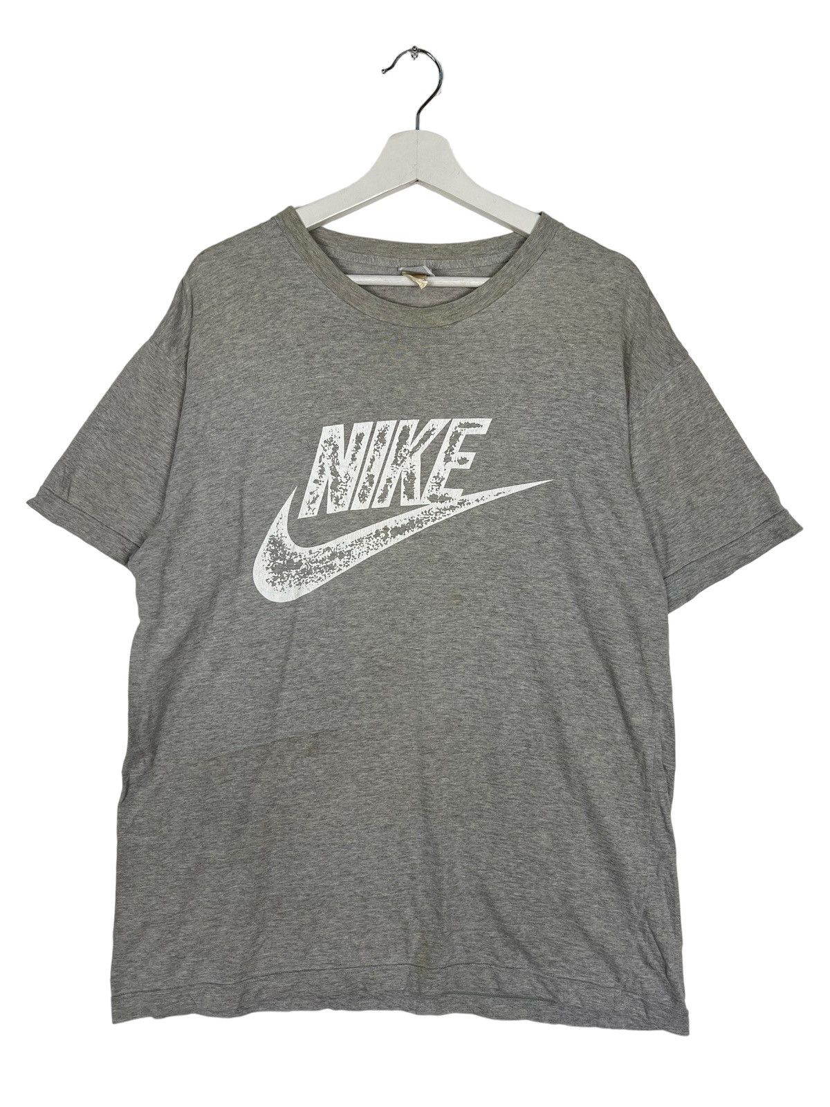 Nike 🔥 VINTAGE NIKE SWOOSH GREY TAG Size US L / EU 52-54 / 3 - 4 Thumbnail