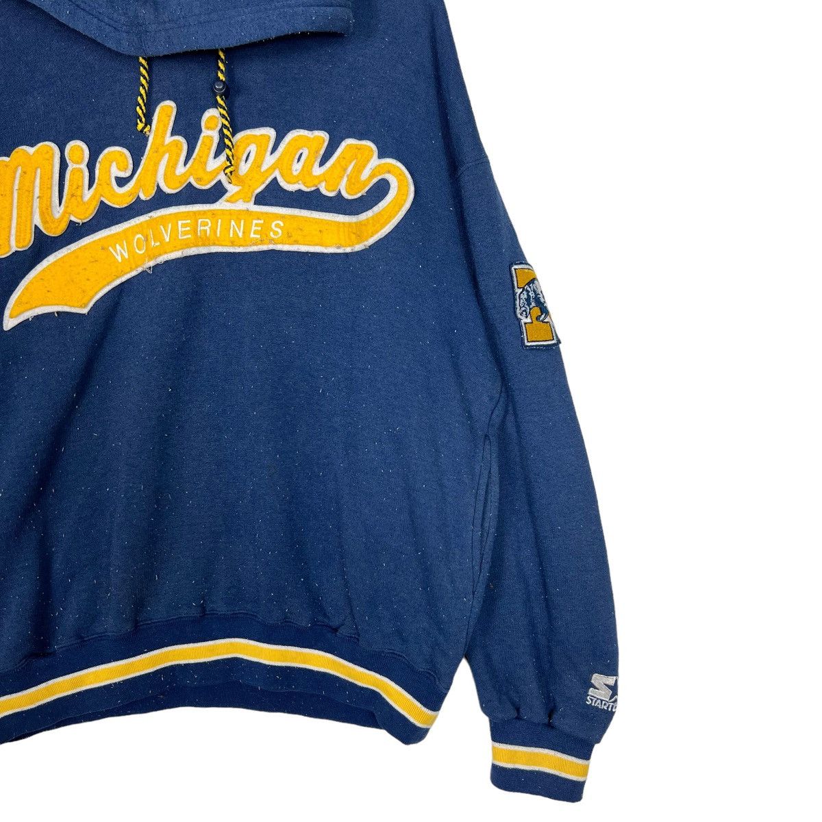 NFL × Vintage 🔥 VINTAGE MICHIGAN WOLVERINES HOODIES BIG LOGO Size US L / EU 52-54 / 3 - 5 Thumbnail