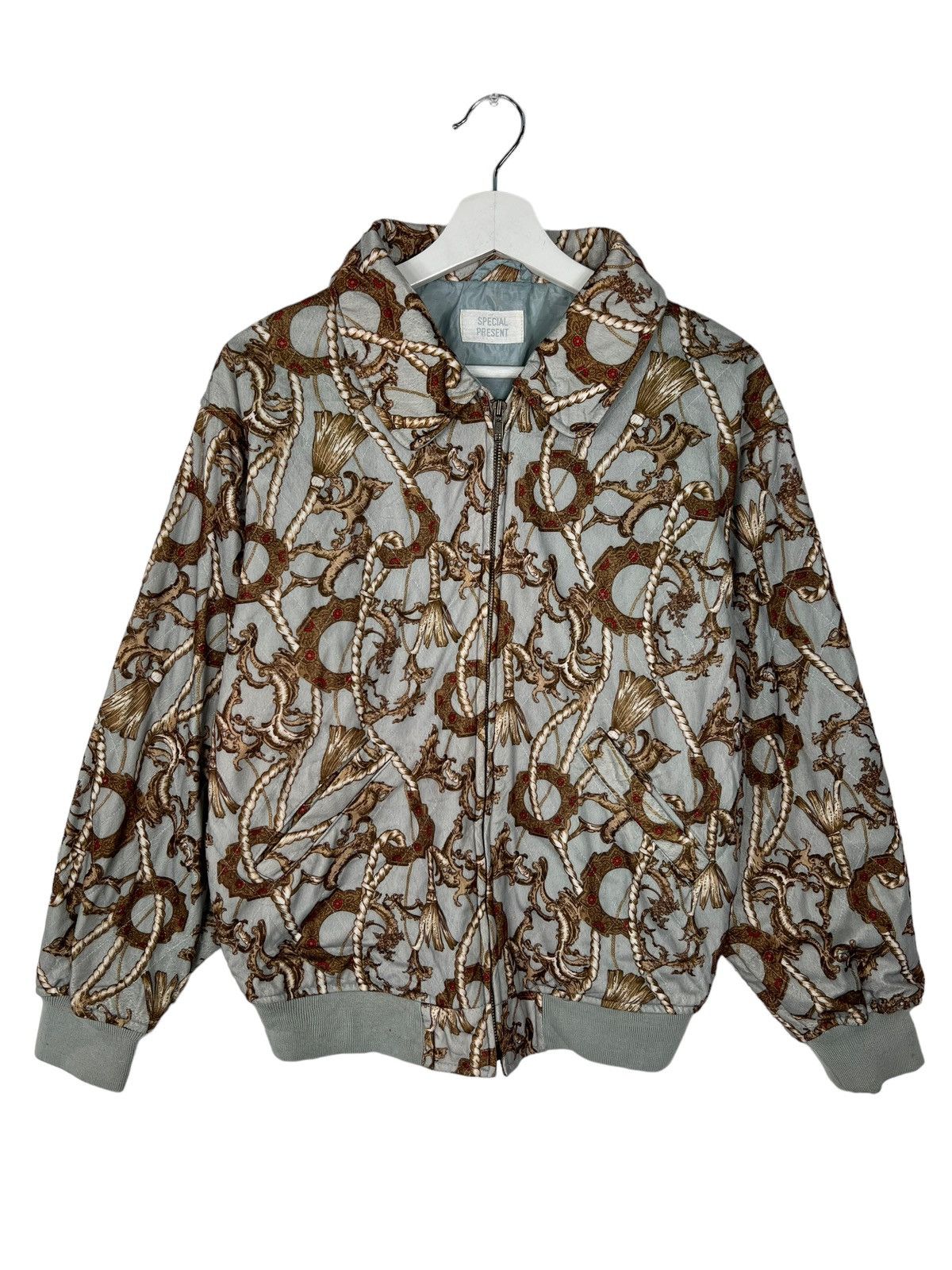 Japanese Brand 🔥 VINTAGE JAPANESE LUXURY SPECIAL PRESENT BOMBER STYLE Size US M / EU 48-50 / 2 - 5 Thumbnail