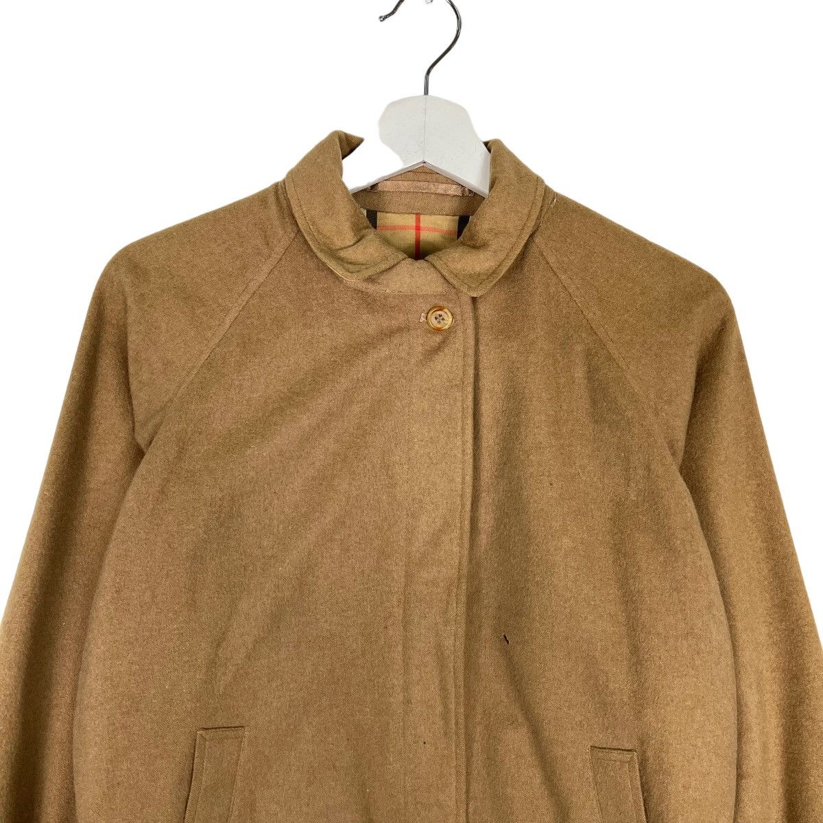 Burberry 🔥 VINTAGE BURBERRYS WOOL ALPACA NOVA CHECK G9 BOMBER JACKET Size US M / EU 48-50 / 2 - 4 Thumbnail