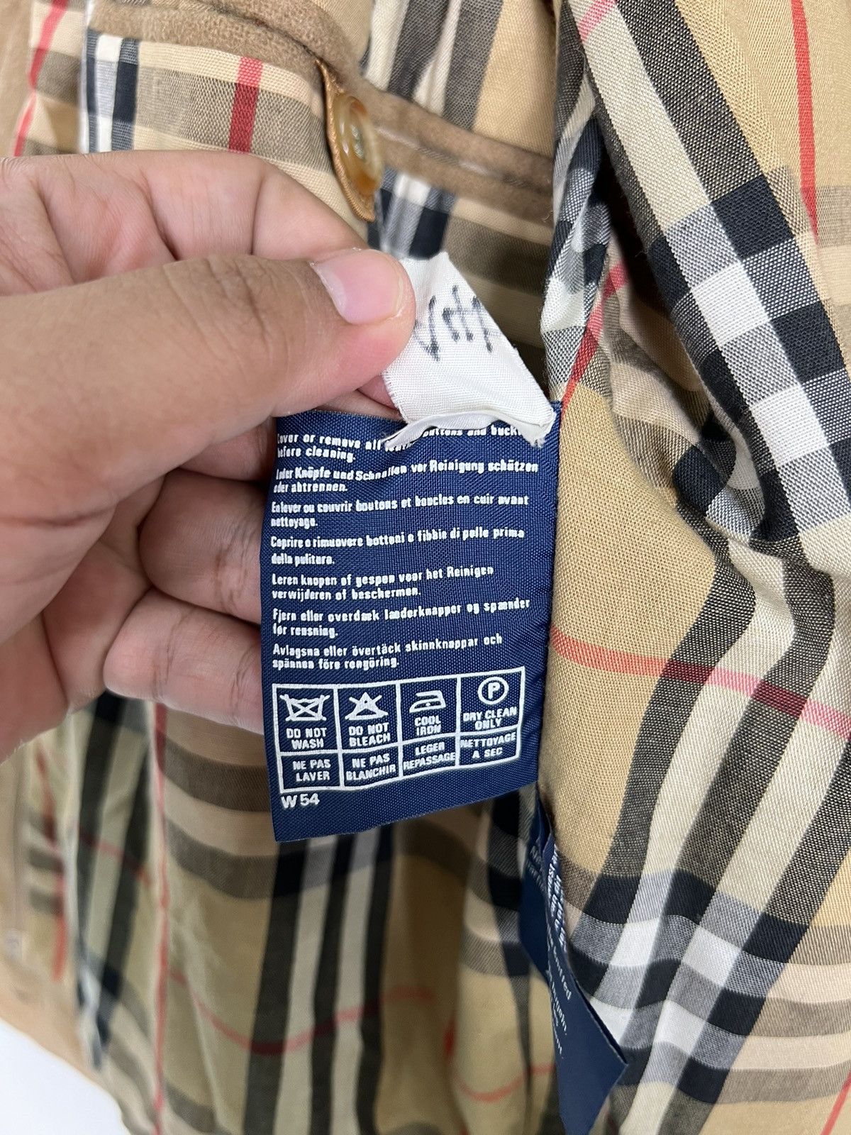 Burberry 🔥 VINTAGE BURBERRYS WOOL ALPACA NOVA CHECK G9 BOMBER JACKET Size US M / EU 48-50 / 2 - 12 Thumbnail
