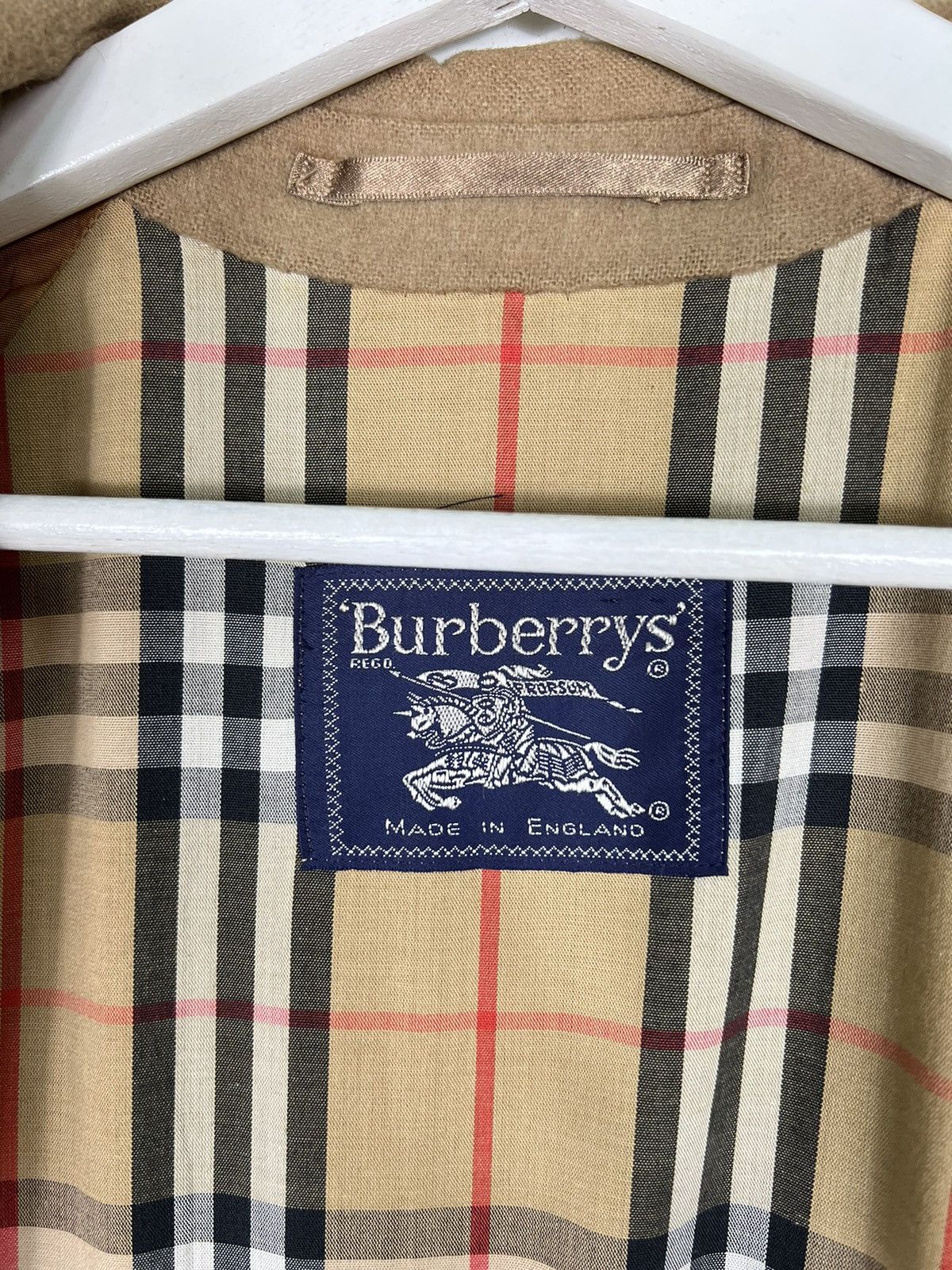 Burberry 🔥 VINTAGE BURBERRYS WOOL ALPACA NOVA CHECK G9 BOMBER JACKET Size US M / EU 48-50 / 2 - 10 Thumbnail