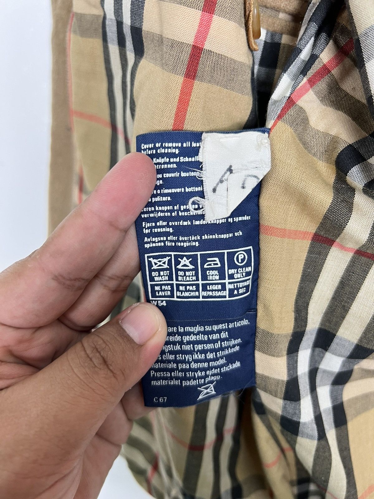 Burberry 🔥 VINTAGE BURBERRYS WOOL ALPACA NOVA CHECK G9 BOMBER JACKET Size US M / EU 48-50 / 2 - 13 Thumbnail