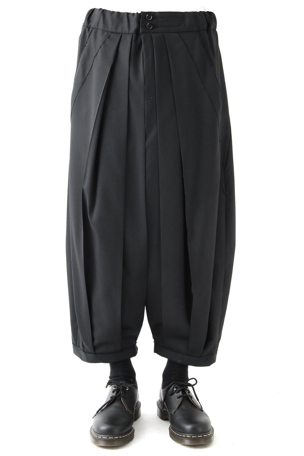 image of Groundy x Yohji Yamamoto Wide Pants in Black, Men's (Size 32)