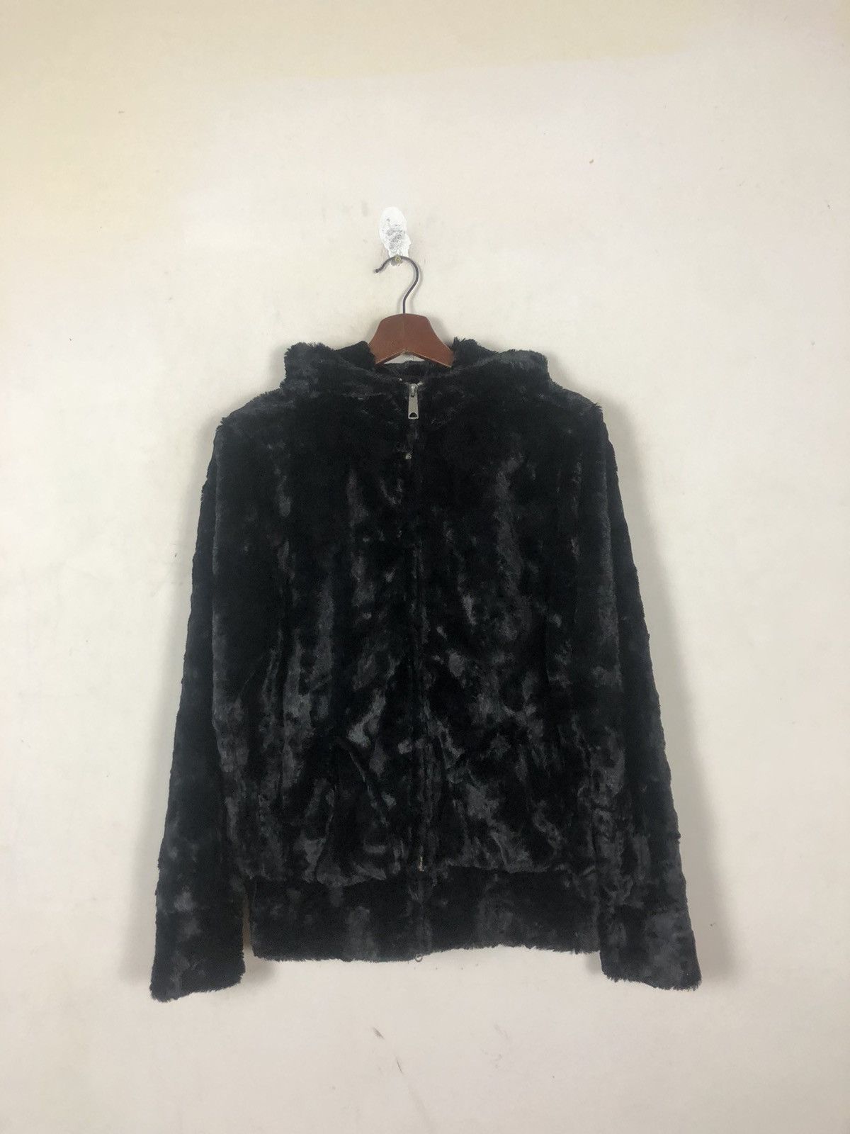 American Rag US Rags Fur Black Jacket Talon Zipper Size US M / EU 48-50 / 2 - 2 Thumbnail
