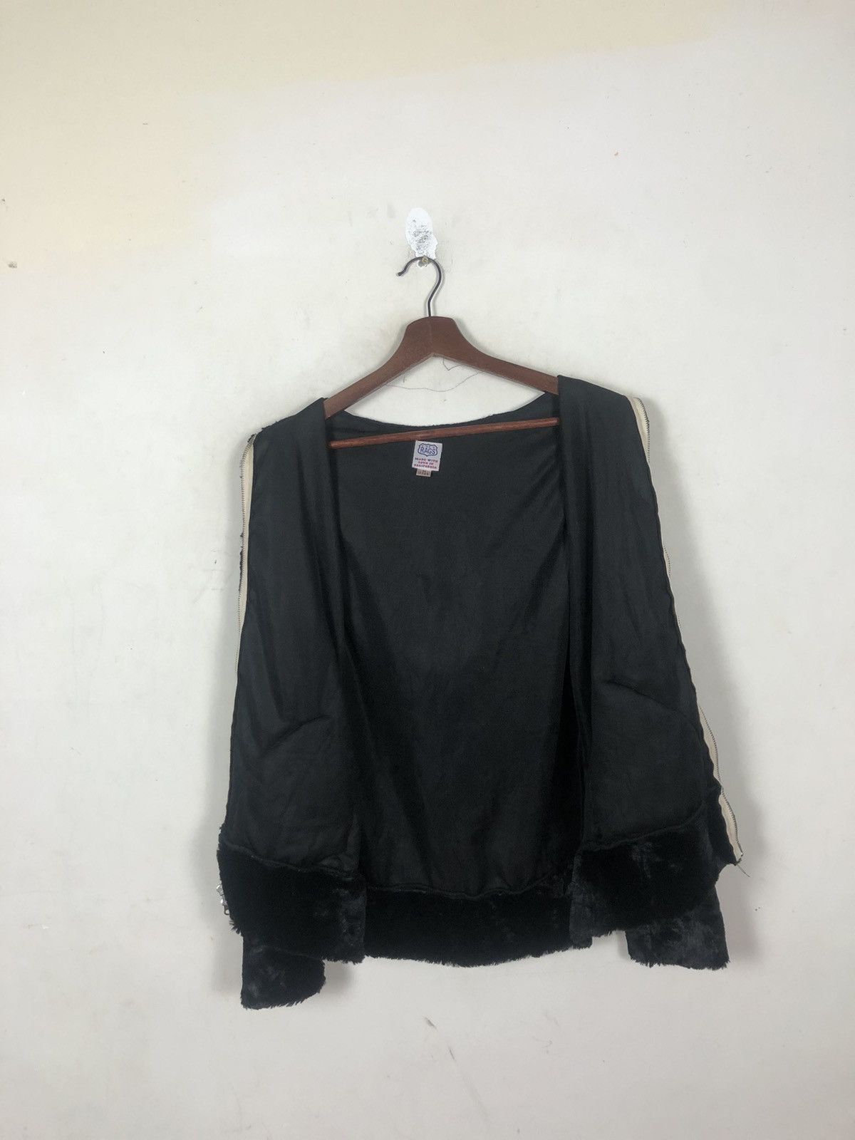 American Rag US Rags Fur Black Jacket Talon Zipper Size US M / EU 48-50 / 2 - 8 Thumbnail