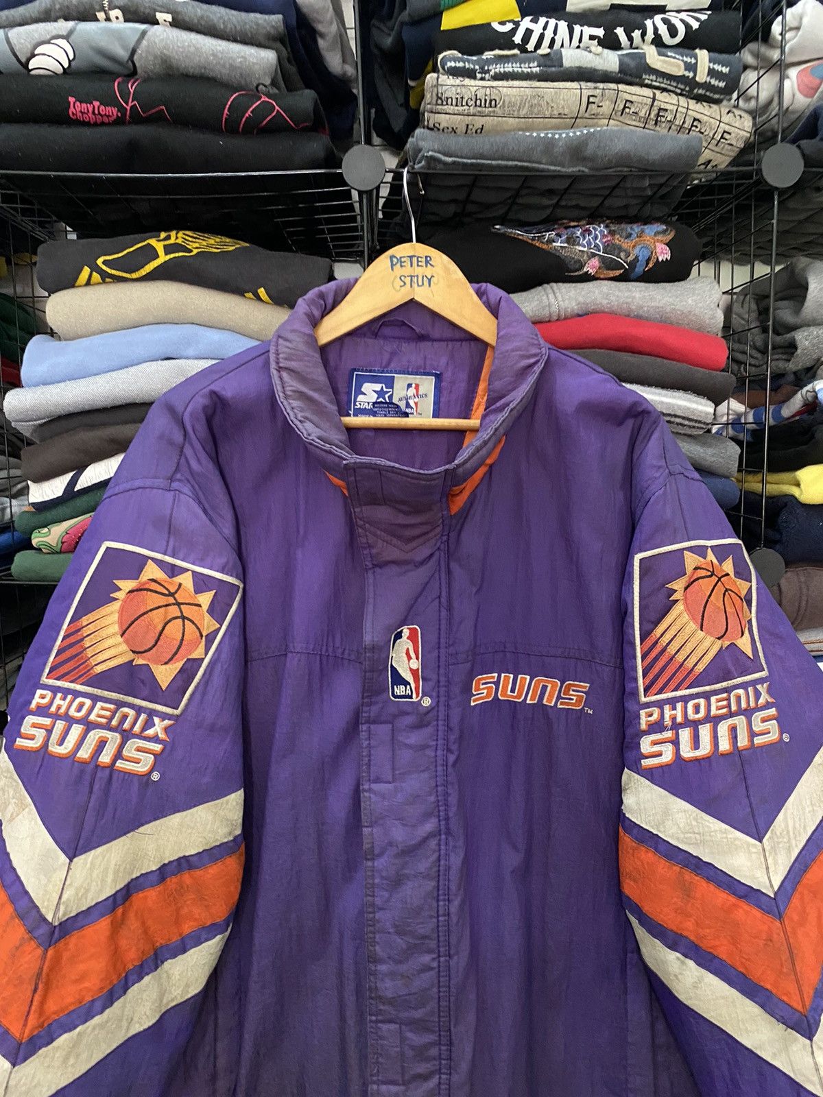 NBA × Starter × Vintage VINTAGE NBA STATER SUNS TEAM JACKET Size US XL / EU 56 / 4 - 3 Thumbnail