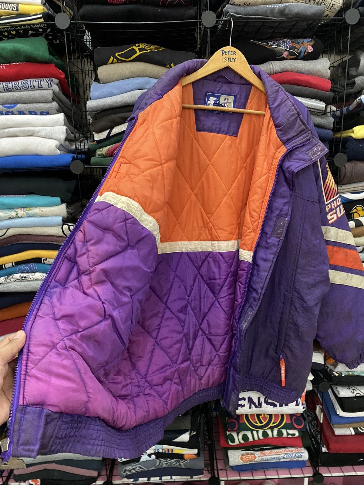 NBA × Starter × Vintage VINTAGE NBA STATER SUNS TEAM JACKET Size US XL / EU 56 / 4 - 5 Thumbnail