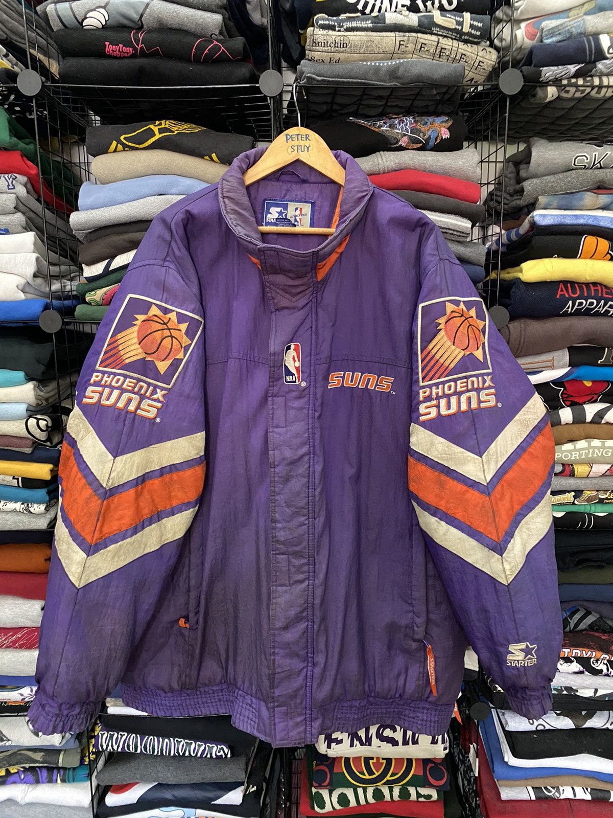 NBA × Starter × Vintage VINTAGE NBA STATER SUNS TEAM JACKET Size US XL / EU 56 / 4 - 1 Thumbnail
