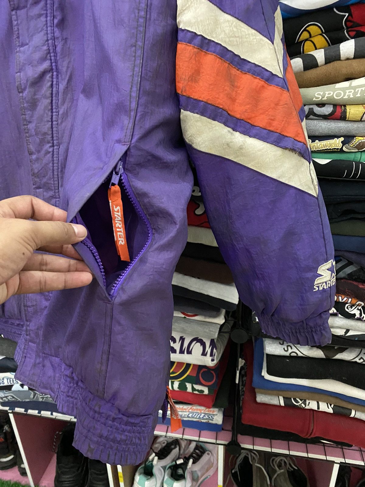 NBA × Starter × Vintage VINTAGE NBA STATER SUNS TEAM JACKET Size US XL / EU 56 / 4 - 9 Thumbnail