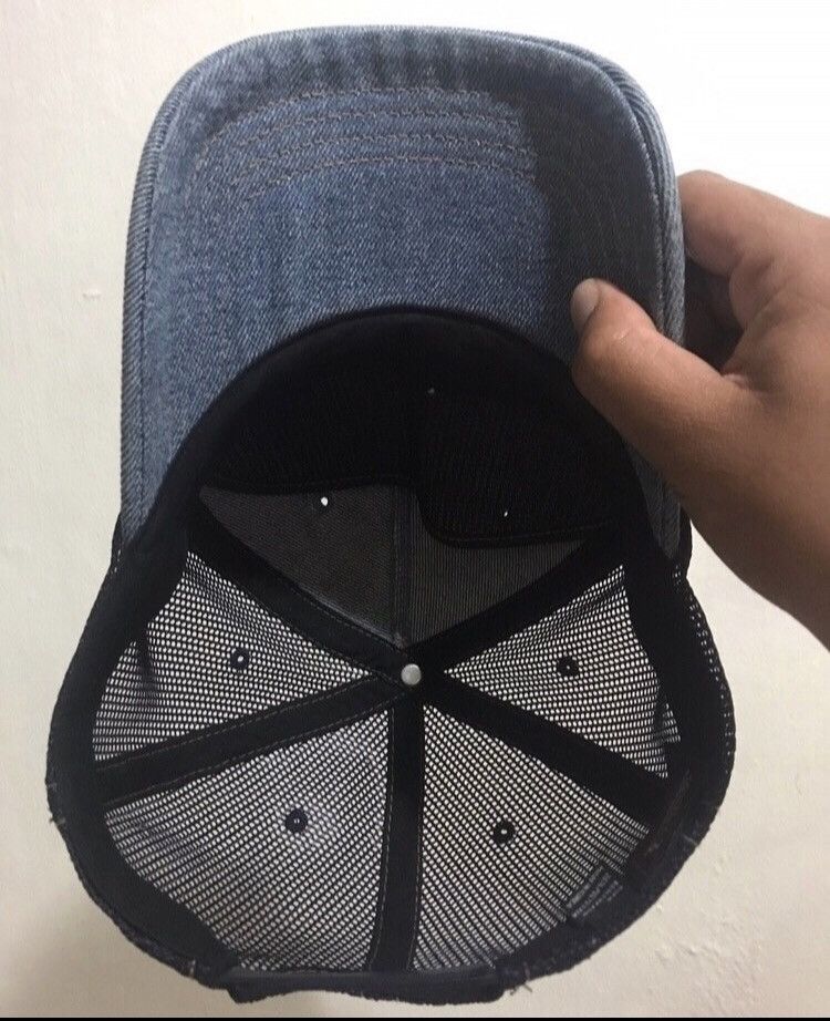 Von Dutch 🔥Vintage🔥Swarovski Denim Trucked Hat Size ONE SIZE - 7 Thumbnail
