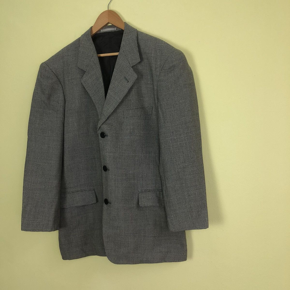 Japanese Brand Mario Valentino Double Breast Grey Casual Coat Size US M / EU 48-50 / 2 - 2 Thumbnail