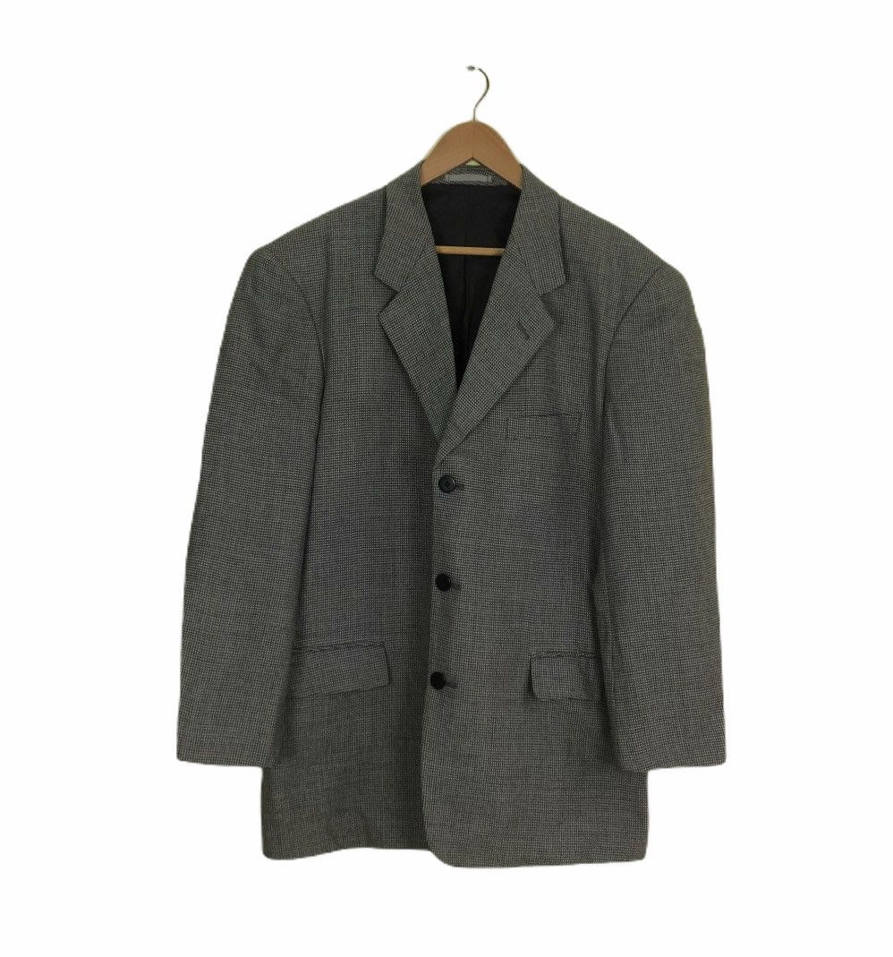 Japanese Brand Mario Valentino Double Breast Grey Casual Coat Size US M / EU 48-50 / 2 - 1 Thumbnail