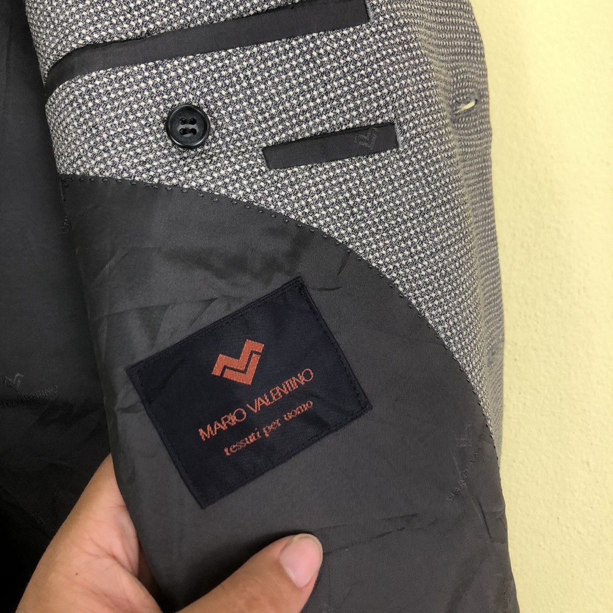 Japanese Brand Mario Valentino Double Breast Grey Casual Coat Size US M / EU 48-50 / 2 - 5 Thumbnail