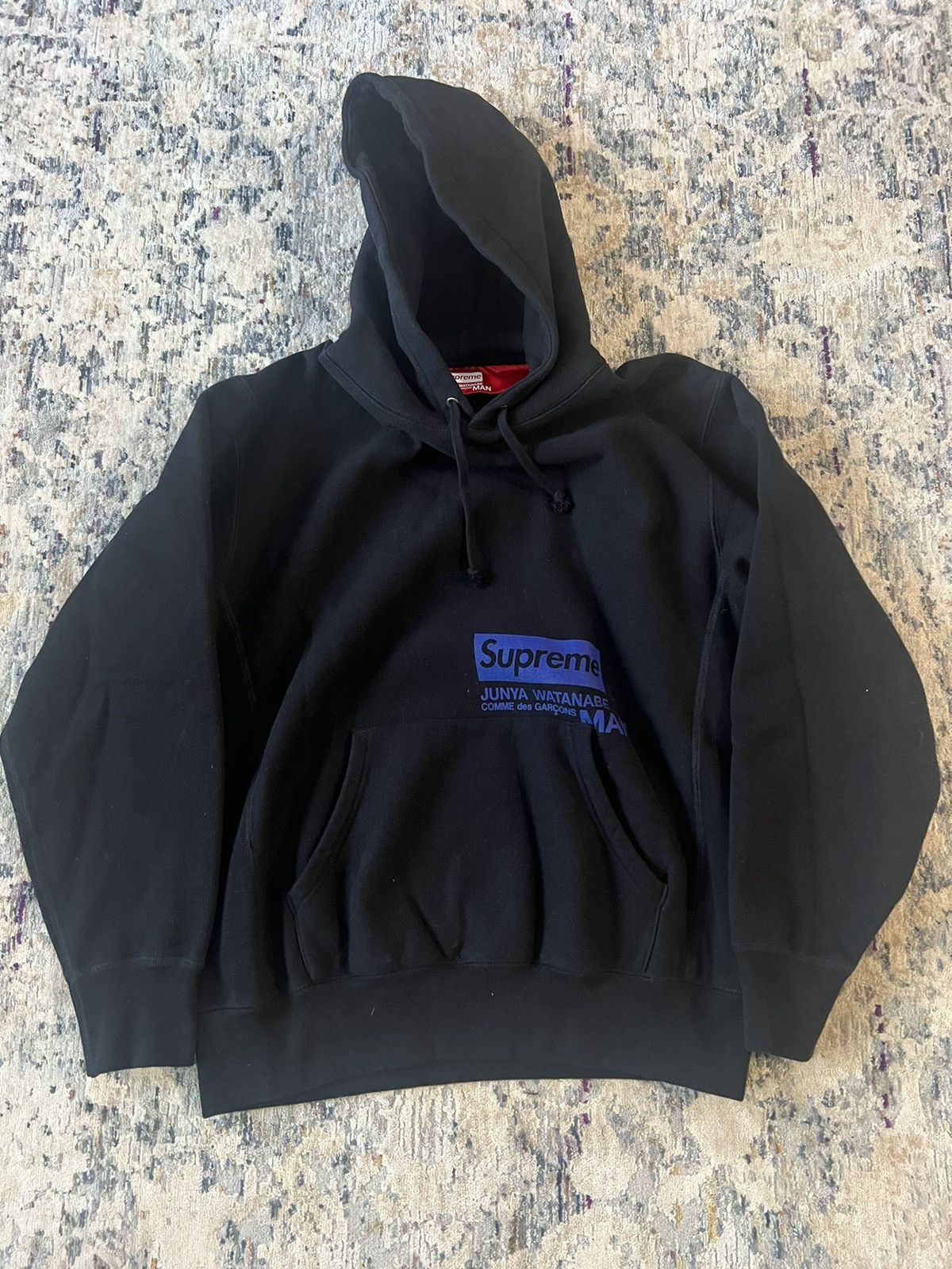 Supreme Supreme CDG Hoodie Sz M | Grailed