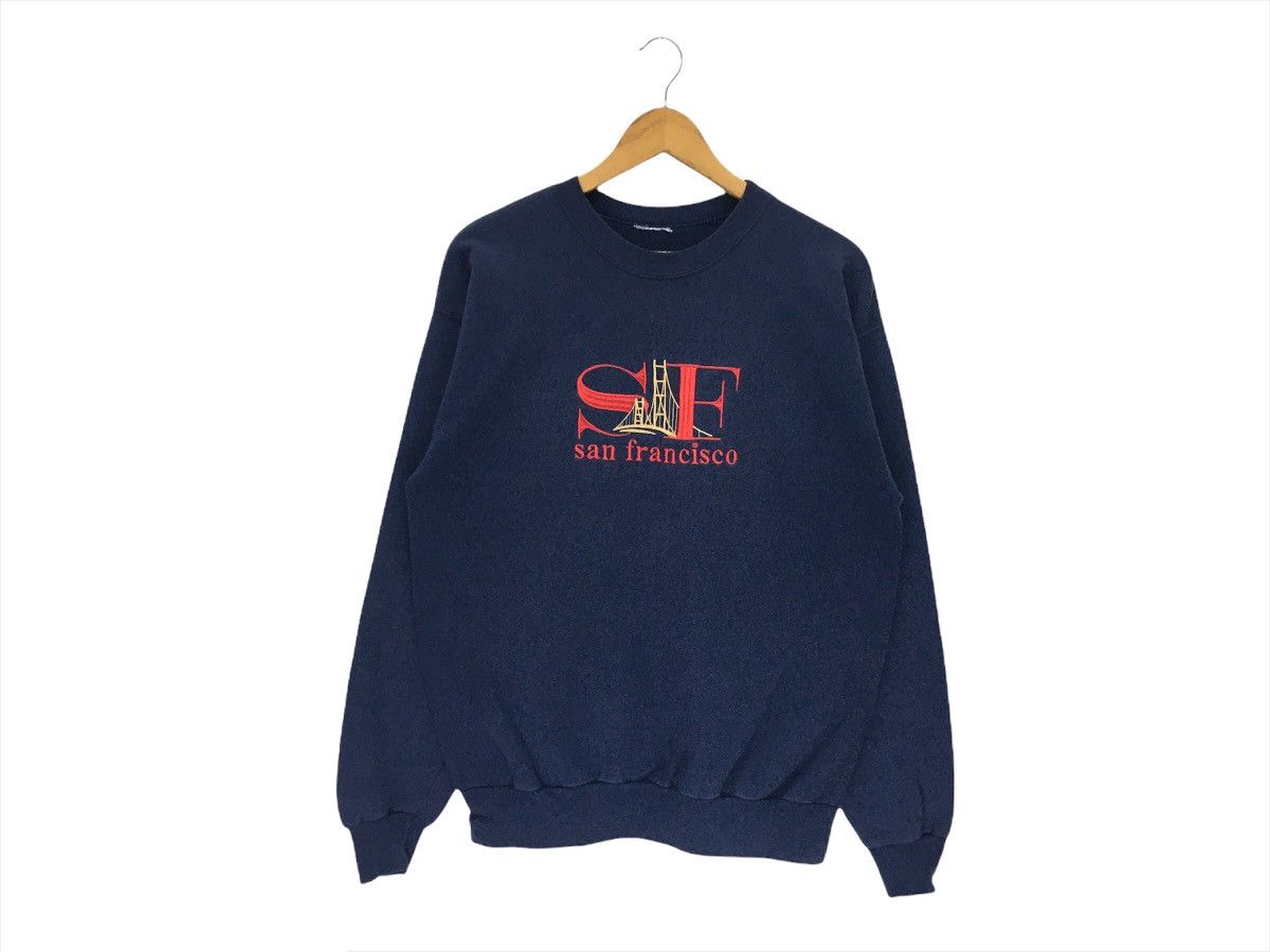 Sports Specialties × Vintage Vintage SF San Francisco Big Logo Sweatshirt Size US M / EU 48-50 / 2 - 1 Thumbnail