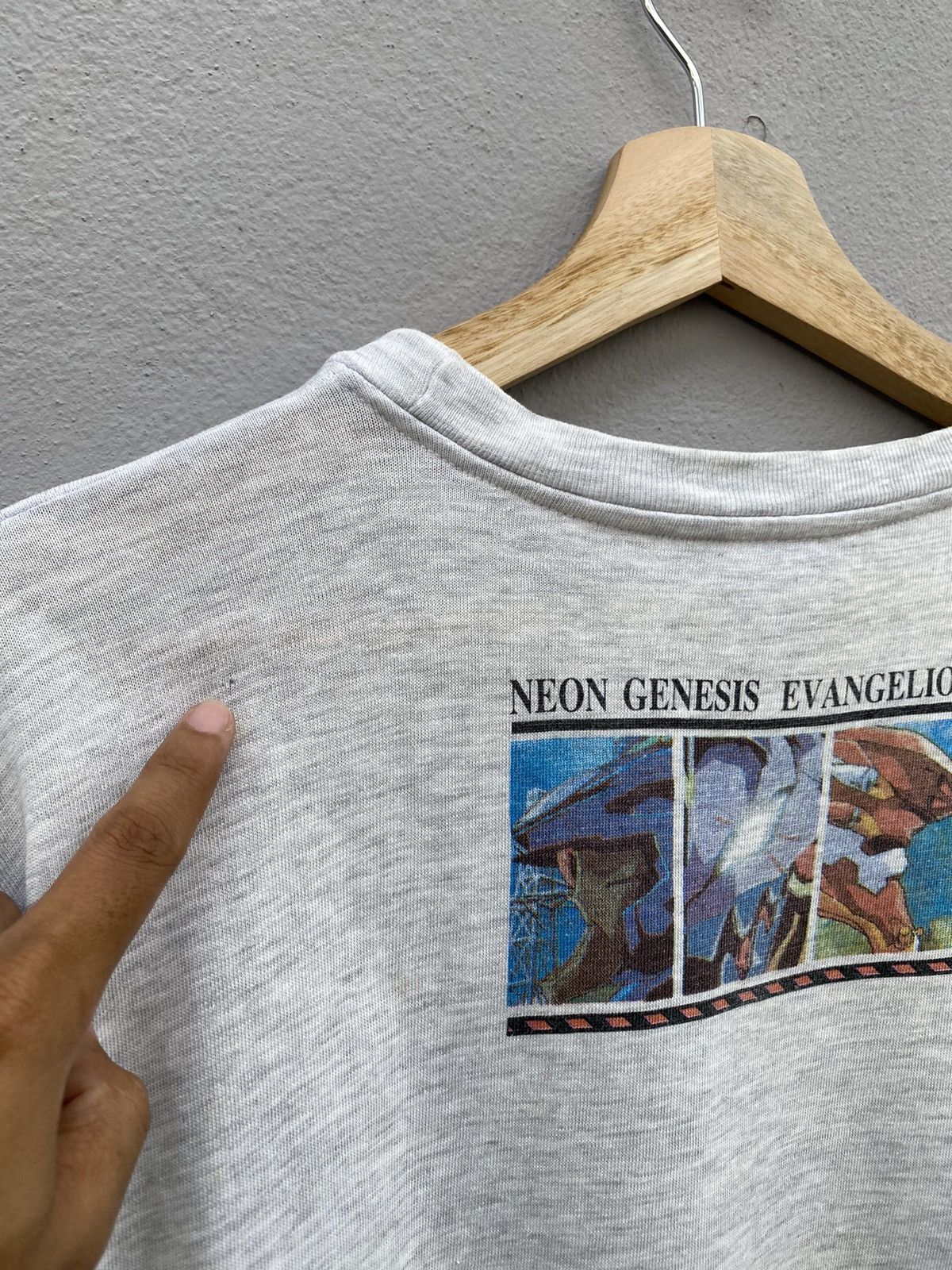 Anime RARE 90s Neon Genesis EVANGELION Apocalyptic Anime Tee Size US M / EU 48-50 / 2 - 3 Thumbnail