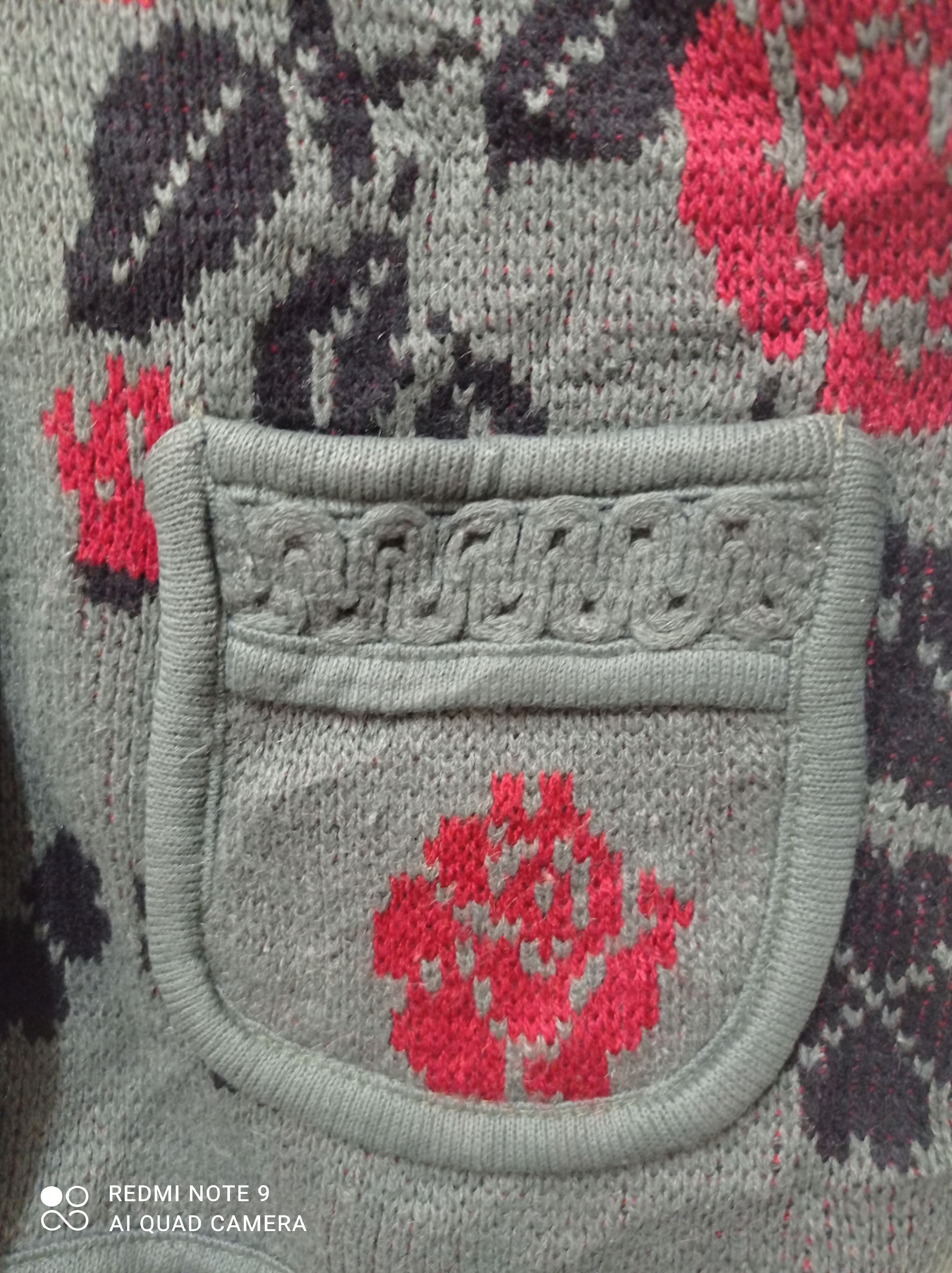 Japanese Brand × Other Vintage Japanese Brand knitted vest floral pattern Size US M / EU 48-50 / 2 - 5 Thumbnail