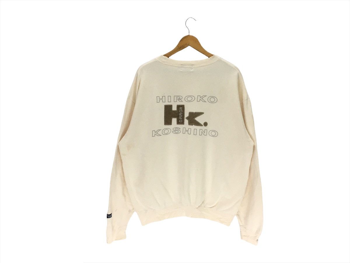image of Vintage Hiroko Koshino Homme Sweatshirt in Cream, Men's (Size Large)