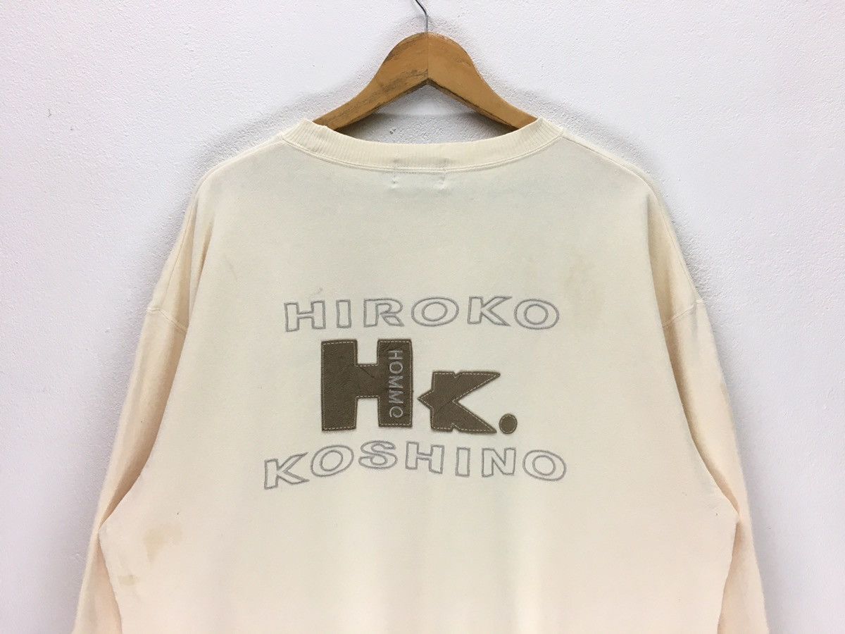Hiroko Koshino Homme × Japanese Brand × Michiko Koshino London Vintage Hiroko Koshino Homme Sweatshirt Size US L / EU 52-54 / 3 - 3 Thumbnail