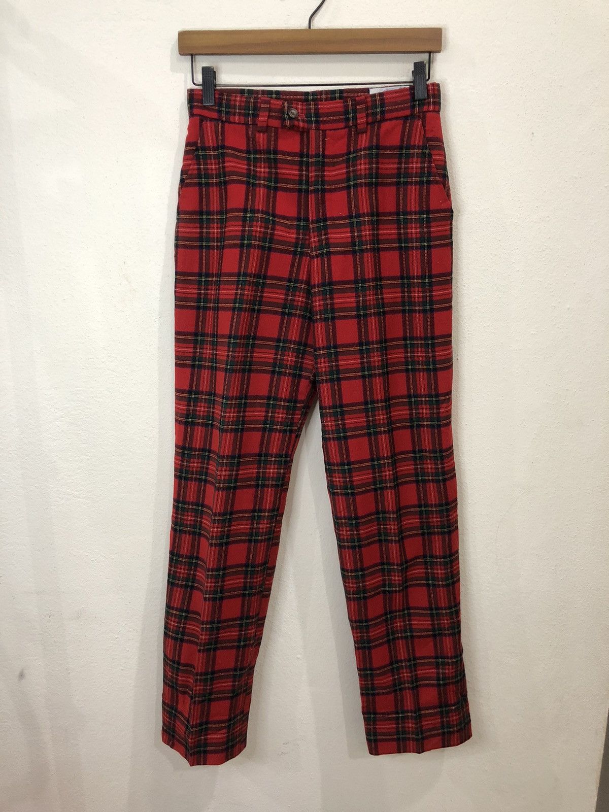 Seditionaries Vintage J press Plaid Tartan Wool Pant Size US 28 / EU 44 - 2 Thumbnail