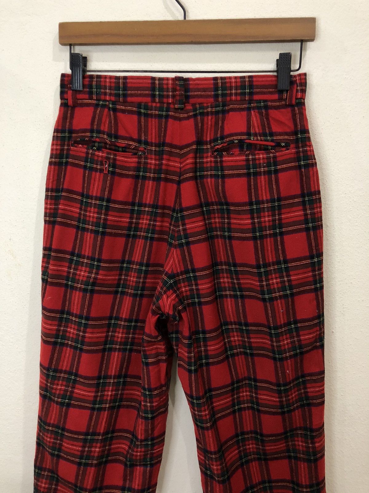 Seditionaries Vintage J press Plaid Tartan Wool Pant Size US 28 / EU 44 - 6 Thumbnail
