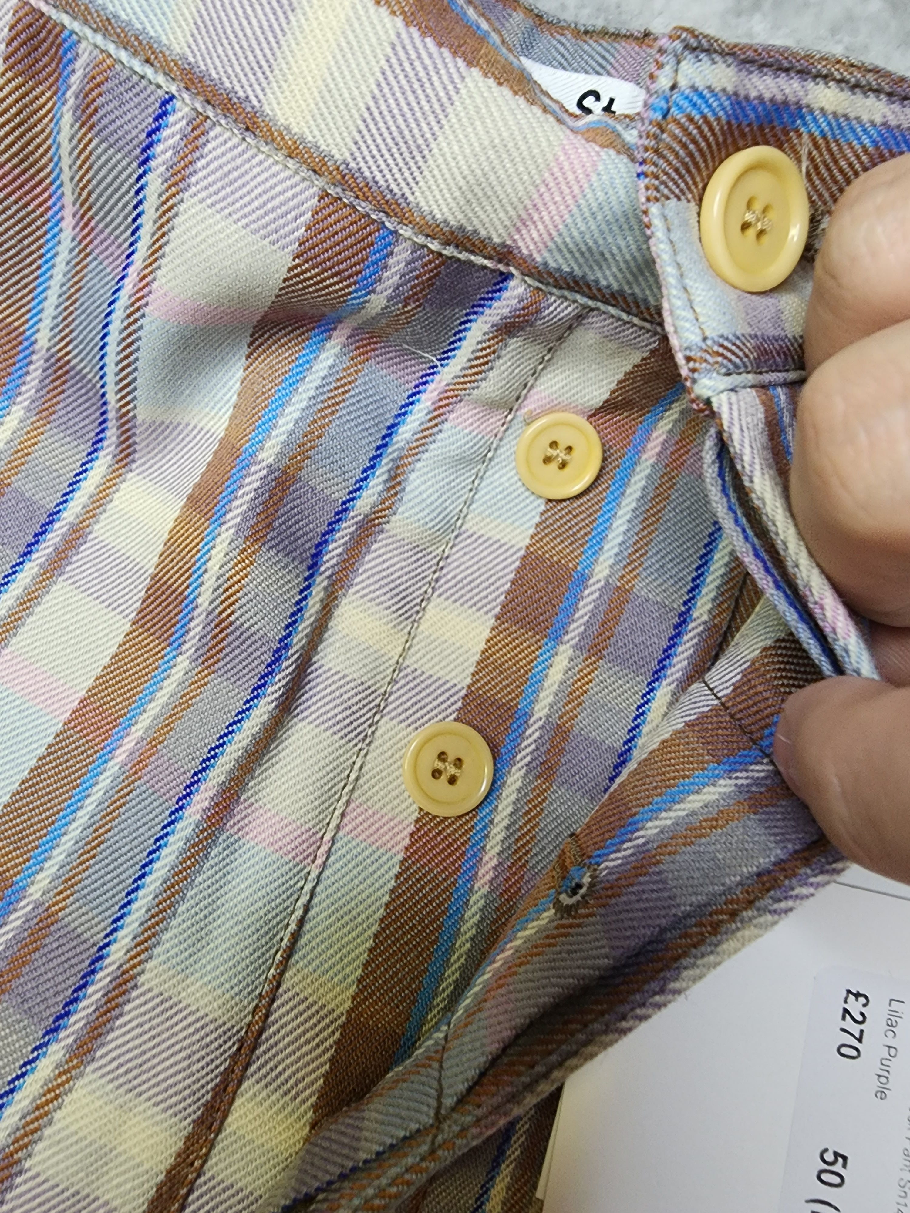 Acne Studios Wool-blend Checked Trousers Size US 34 / EU 50 - 5 Thumbnail