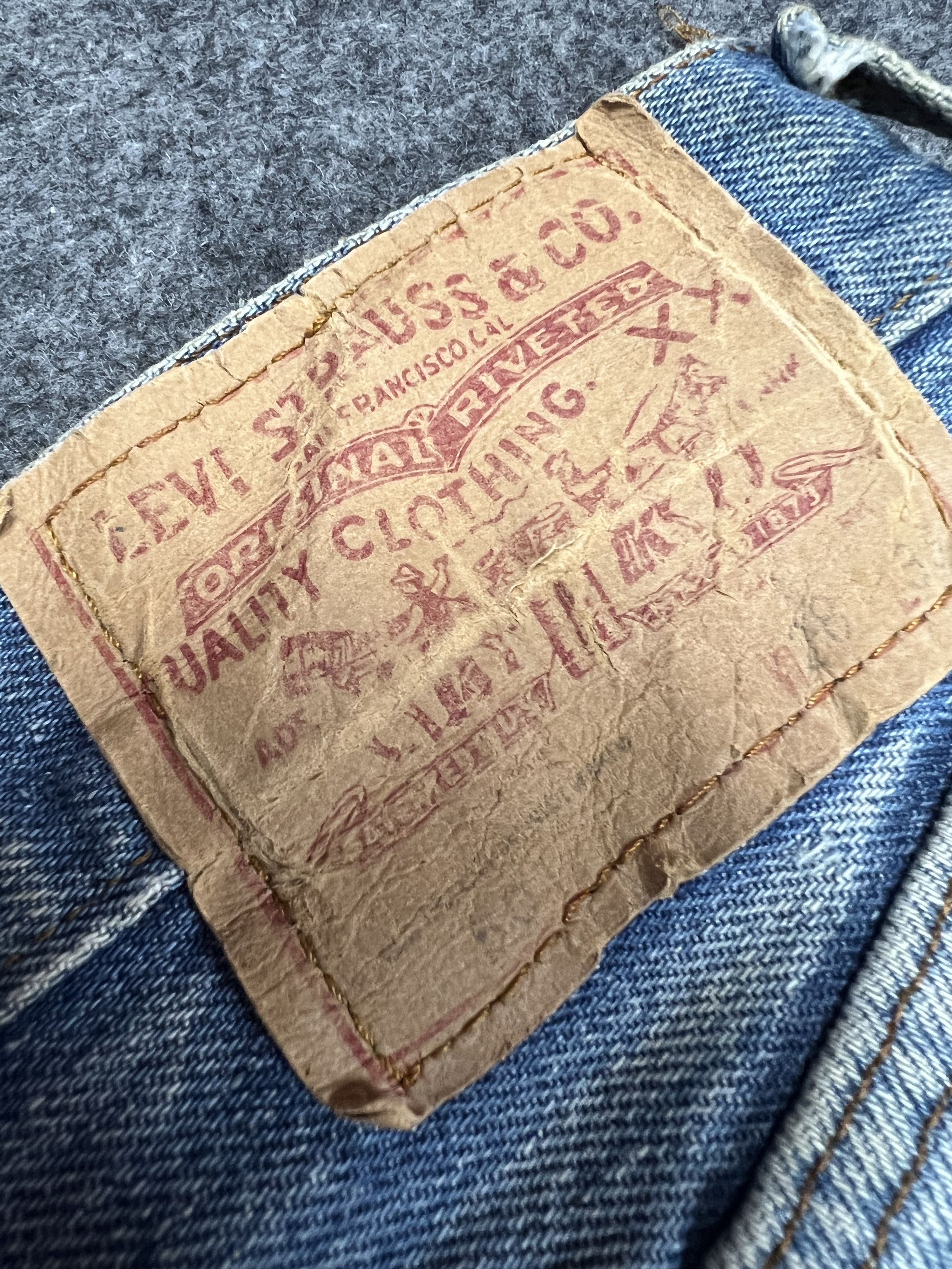 Levi's × Vintage Distressed 80s LEVIS 501 Jeans Size US 28 / EU 44 - 5 Thumbnail