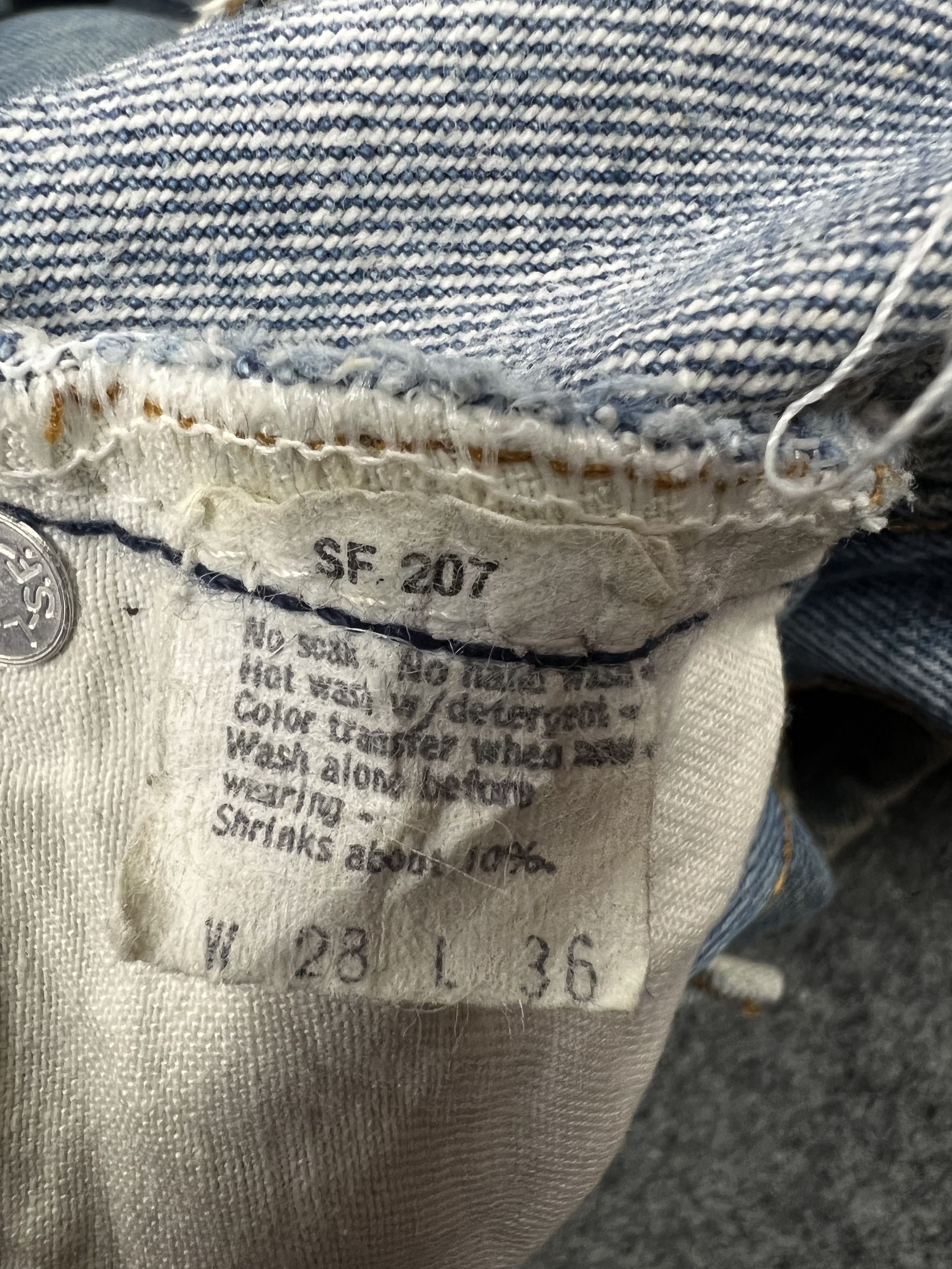 Levi's × Vintage Distressed 80s LEVIS 501 Jeans Size US 28 / EU 44 - 7 Thumbnail