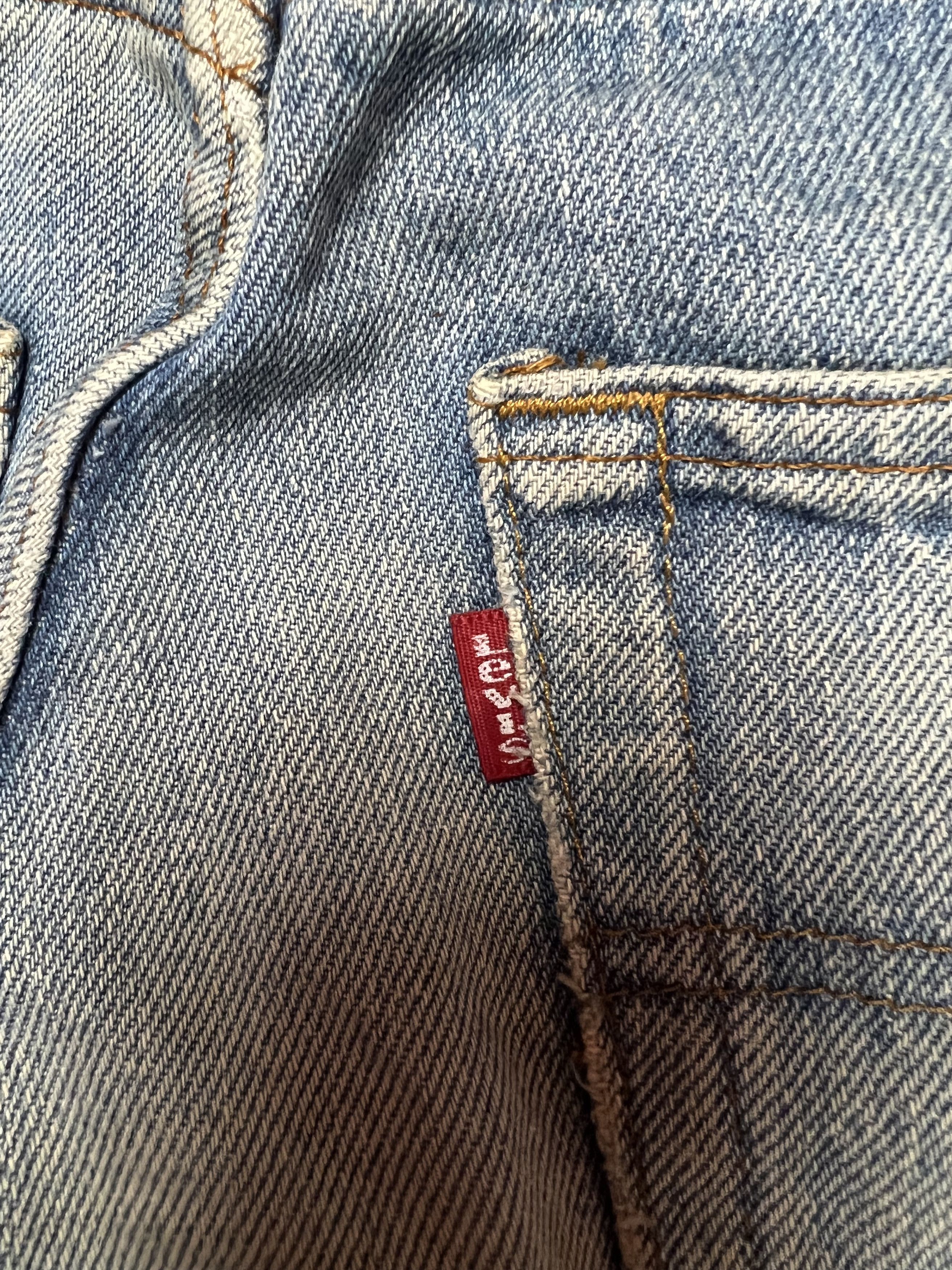 Levi's × Vintage Distressed 80s LEVIS 501 Jeans Size US 28 / EU 44 - 6 Thumbnail