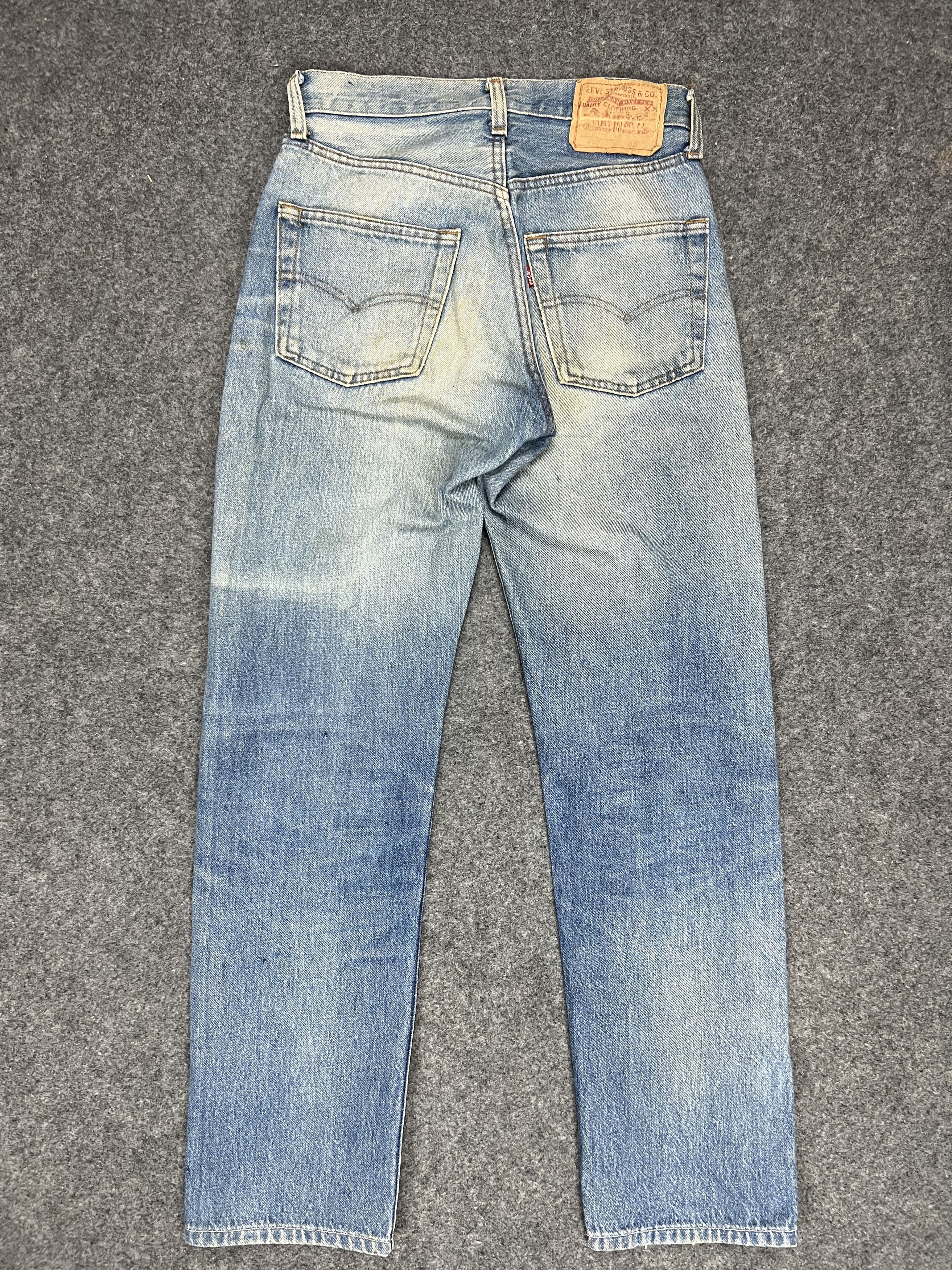 Levi's × Vintage Distressed 80s LEVIS 501 Jeans Size US 28 / EU 44 - 1 Thumbnail