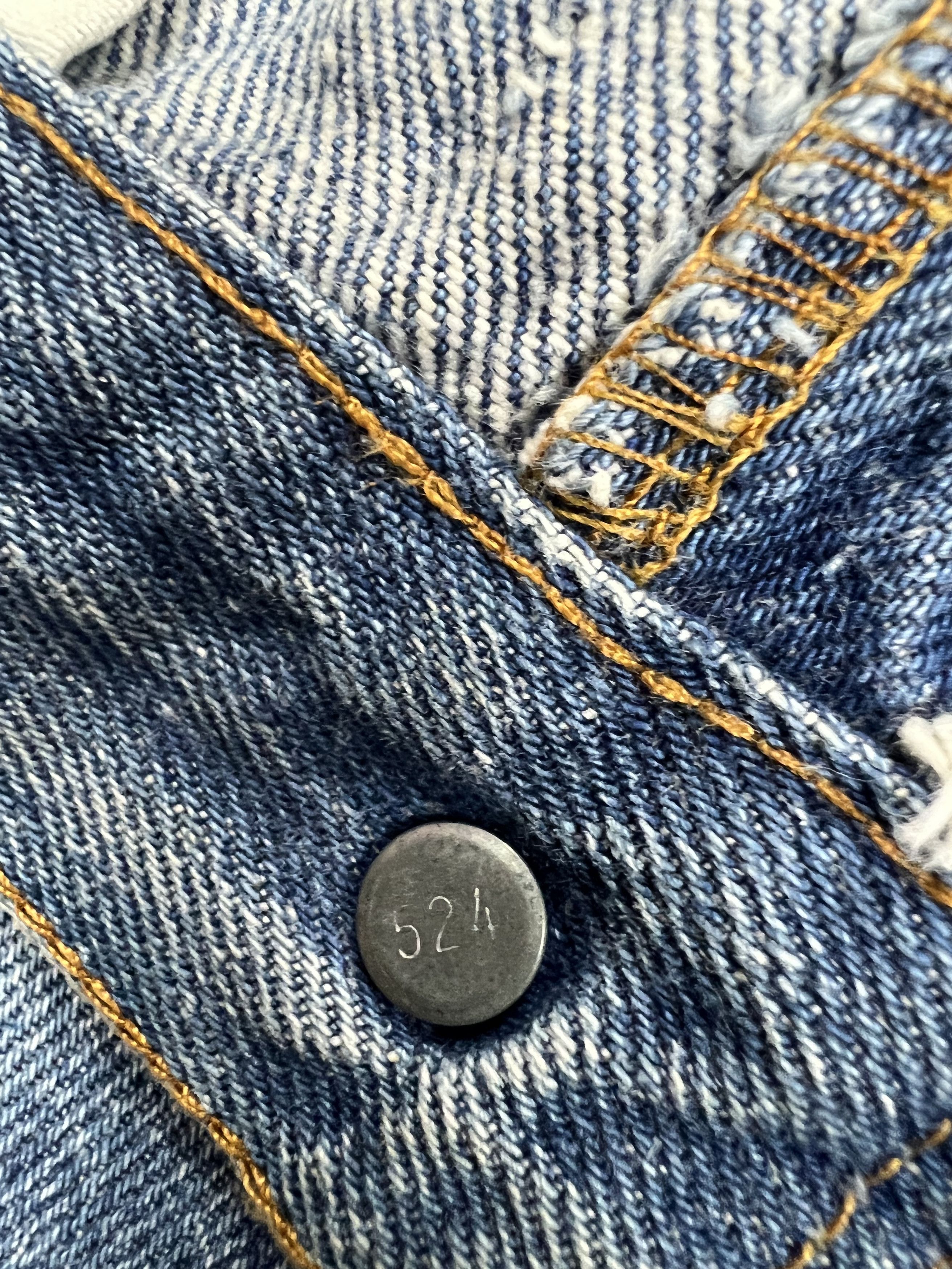 Levi's × Vintage Distressed 80s LEVIS 501 Jeans Size US 28 / EU 44 - 3 Thumbnail