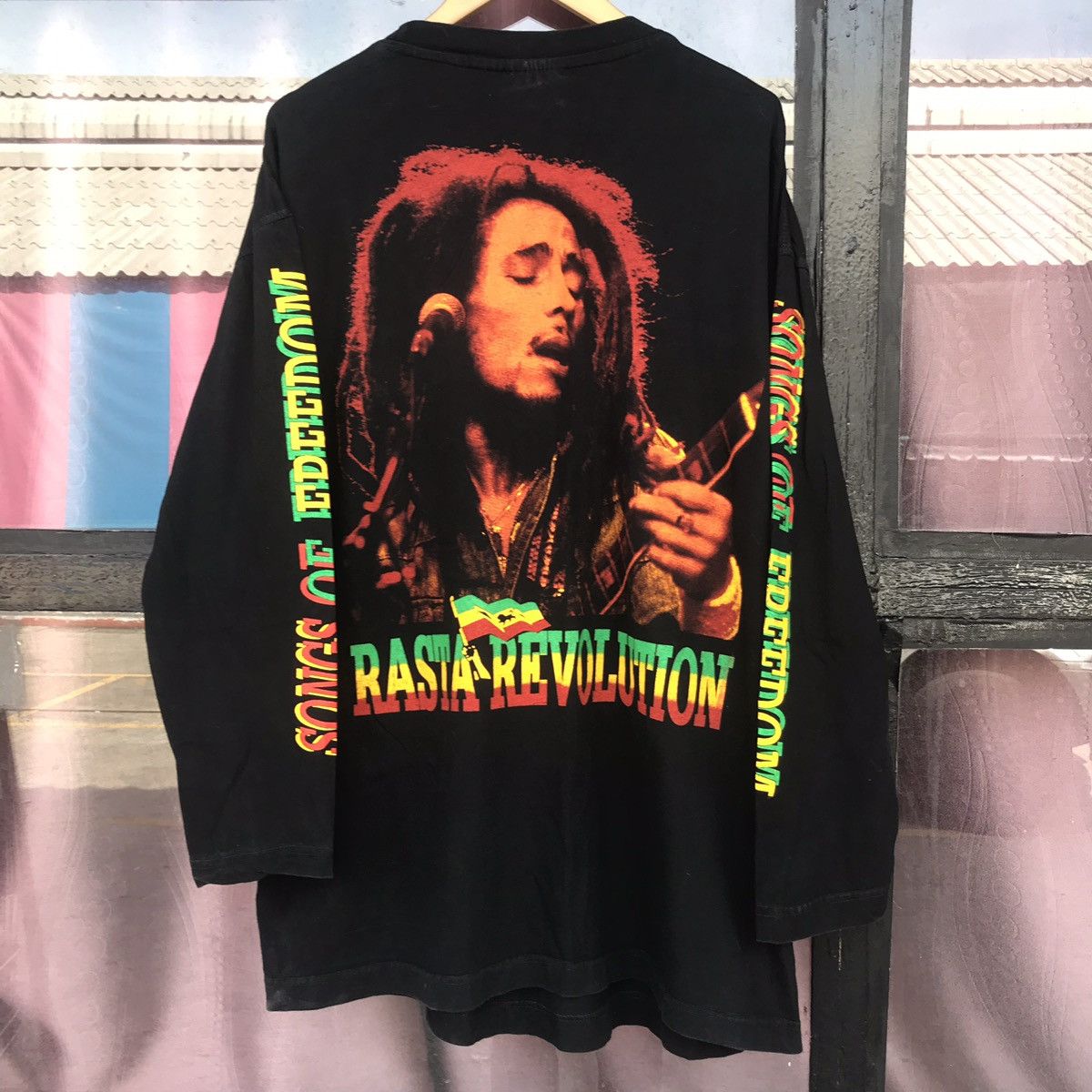 Bob Marley Bob Marley Song Of Freedom Bootleg Tee 90s Size US XL / EU 56 / 4 - 1 Thumbnail