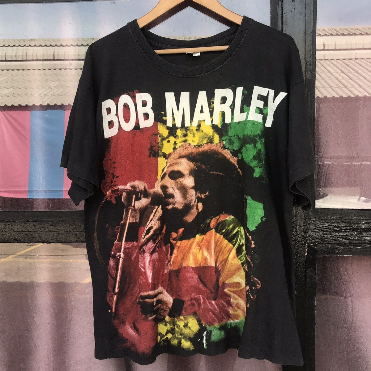 Bob Marley × Rap Tees × Vintage Vintage Bob Marley Rasta 