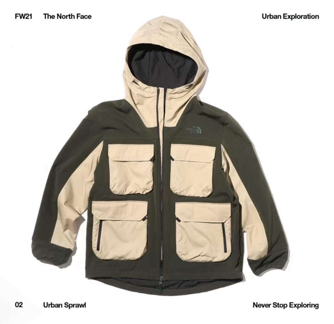 Kazuki Kuraishi × The North Face Urban Exploration M D6 Fleece Full Zip Green/Khaki Size US M / EU 48-50 / 2 - 3 Thumbnail