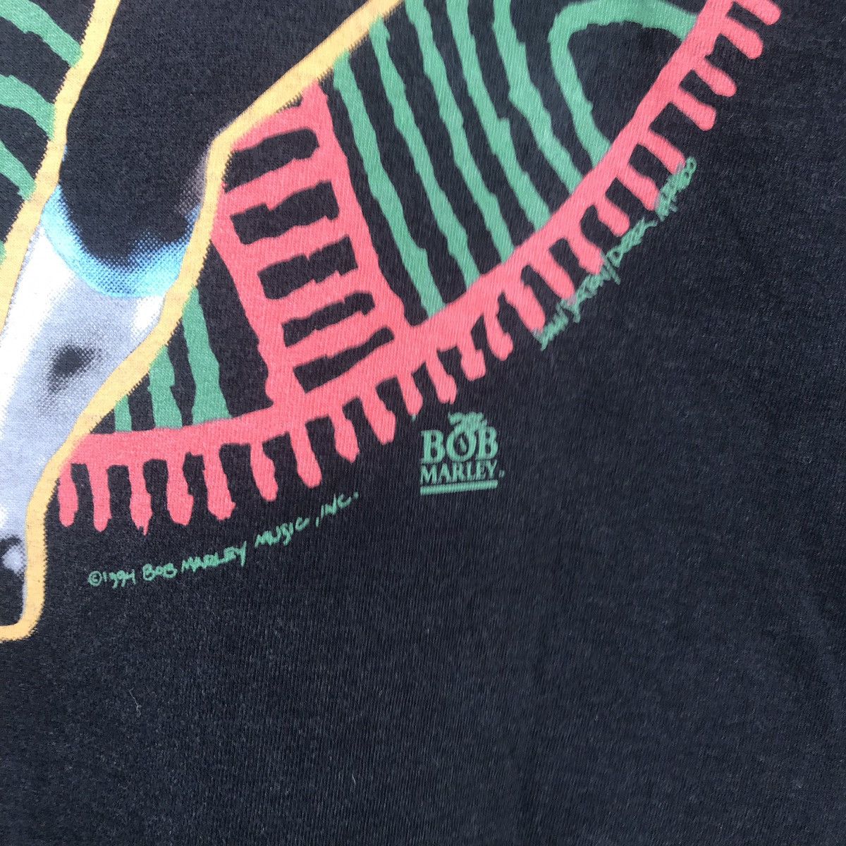 Liquid Blue × Rap Tees × Vintage Vintage Bob Marley Rasta Legend Reggae Tee 90s Size US XL / EU 56 / 4 - 5 Thumbnail