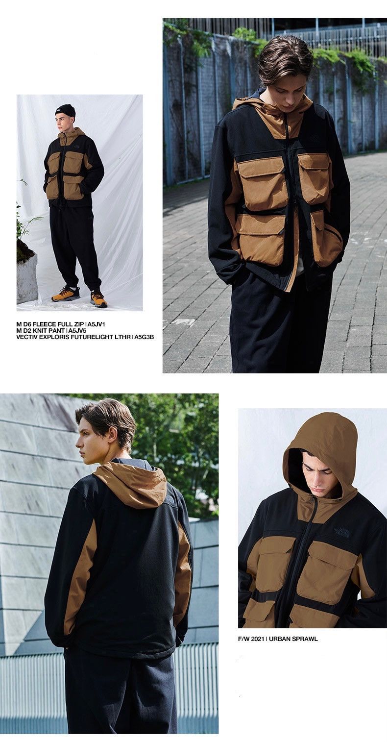 Kazuki Kuraishi × The North Face Urban Exploration M D6 Fleece Full Zip Black/Khaki Size US M / EU 48-50 / 2 - 9 Thumbnail