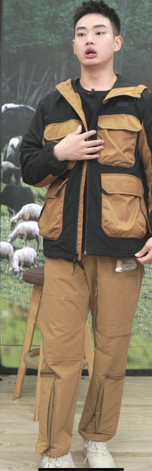 Kazuki Kuraishi × The North Face Urban Exploration M D6 Fleece Full Zip Black/Khaki Size US M / EU 48-50 / 2 - 13 Thumbnail
