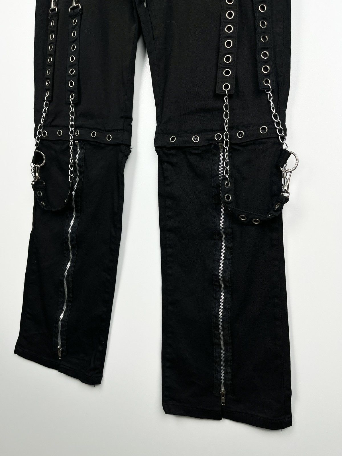 Japanese Brand Banned Y2K Avant Garde Streetwear Drill Pants womens L Size 30" / US 8 / IT 44 - 5 Thumbnail