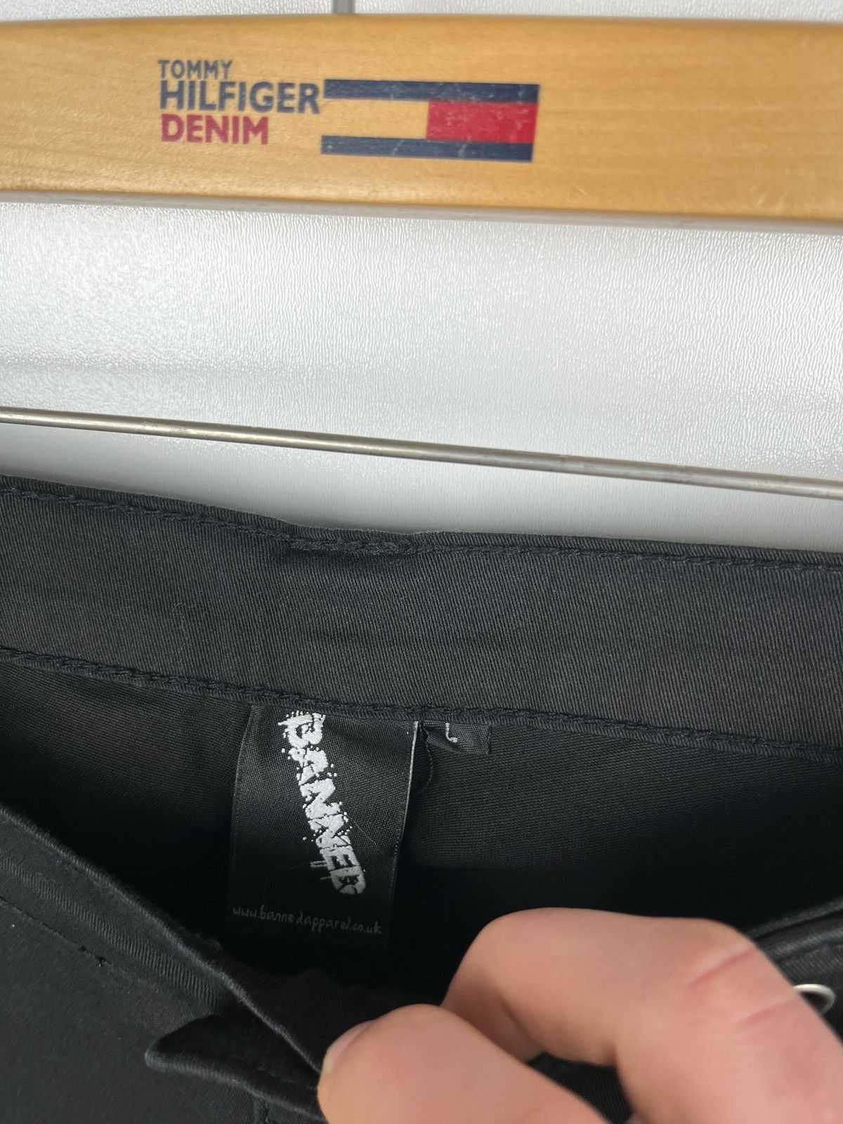 Japanese Brand Banned Y2K Avant Garde Streetwear Drill Pants womens L Size 30" / US 8 / IT 44 - 8 Thumbnail