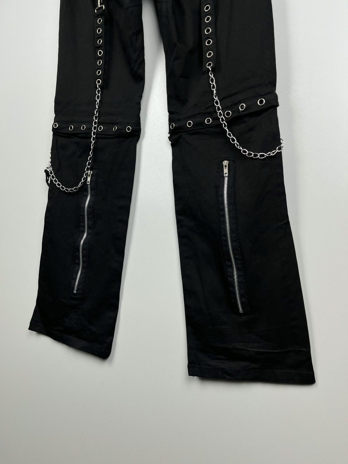 Japanese Brand Banned Y2K Avant Garde Streetwear Drill Pants womens L Size 30" / US 8 / IT 44 - 11 Thumbnail