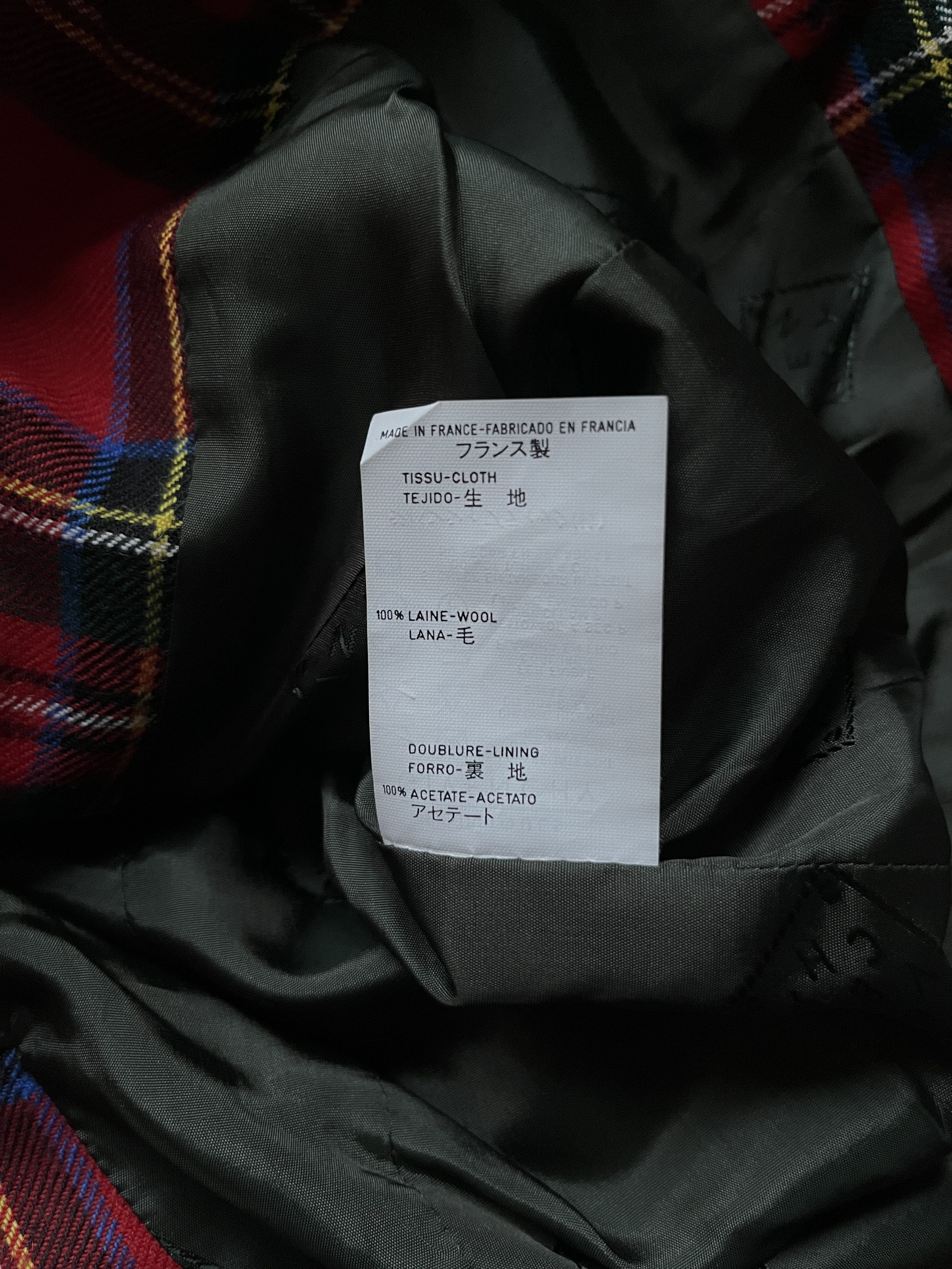 Alexander McQueen × Givenchy ⚡️QUICK SALE⚡️1997 Givenchy by McQueen Tartan Jacket Size M / US 6-8 / IT 42-44 - 5 Thumbnail