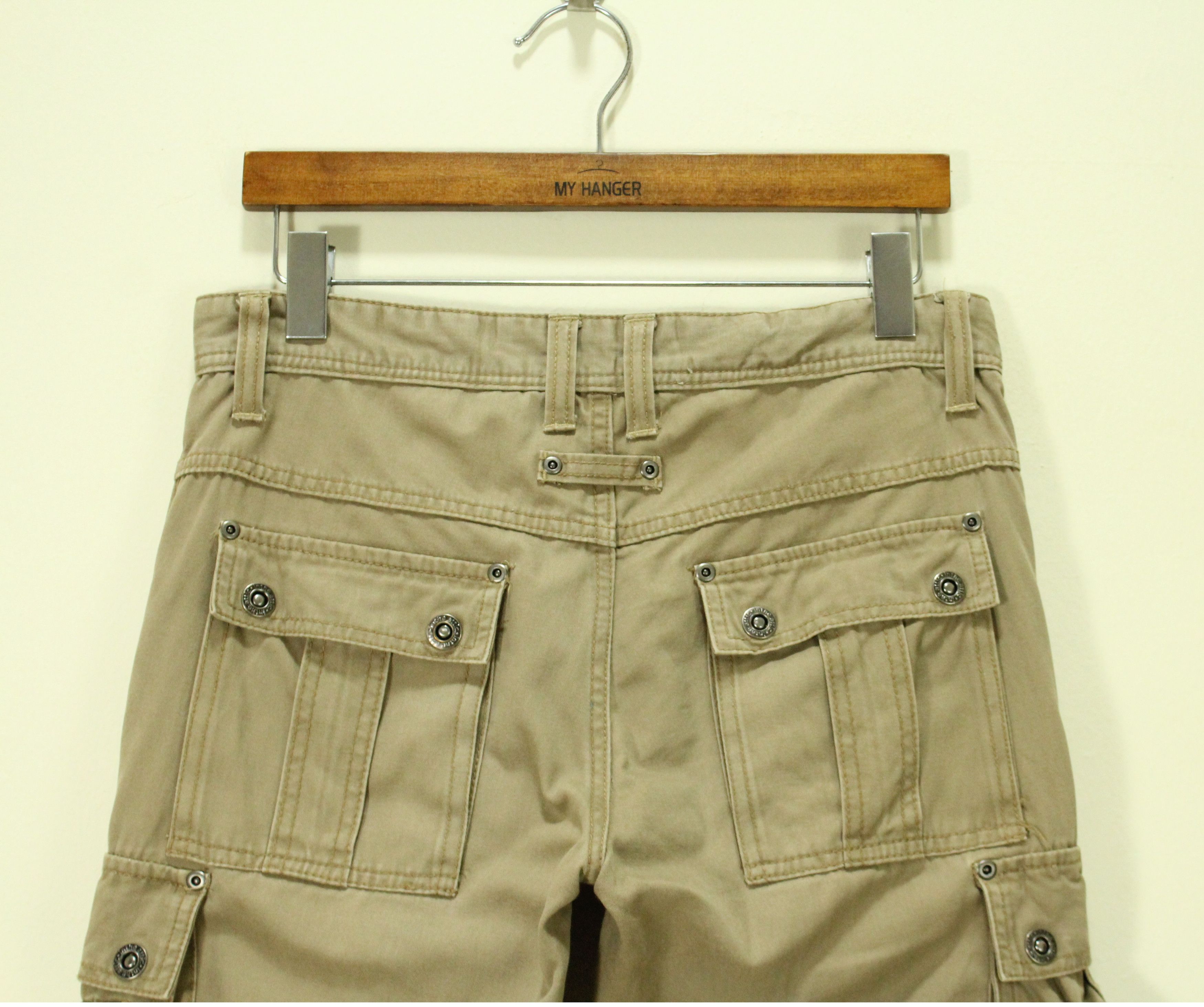 In The Attic Japan Multi Pockets 🔥 IN THE ATTIC Utility Pants Cargos Size US 31 - 10 Thumbnail